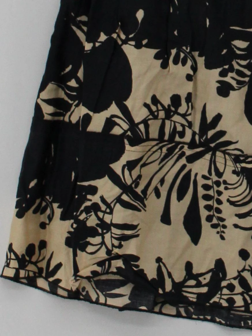 Topshop Women's Mini Skirt UK 12 Multi Floral 100% Cotton Short Mini - Image 4