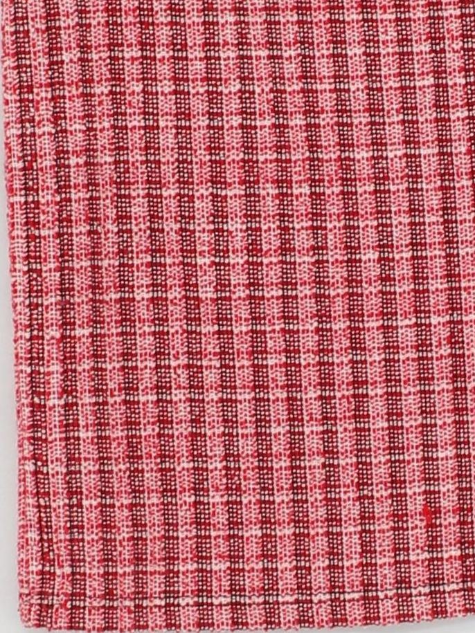 Topshop Women's Mini Skirt UK 12 Red Polyester with Cotton, Acrylic Mini - Image 4