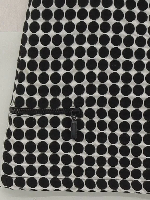 Topshop Women's Mini Skirt UK 16 Multi Polkadot Cotton with Polyester Short Mini - Image 4