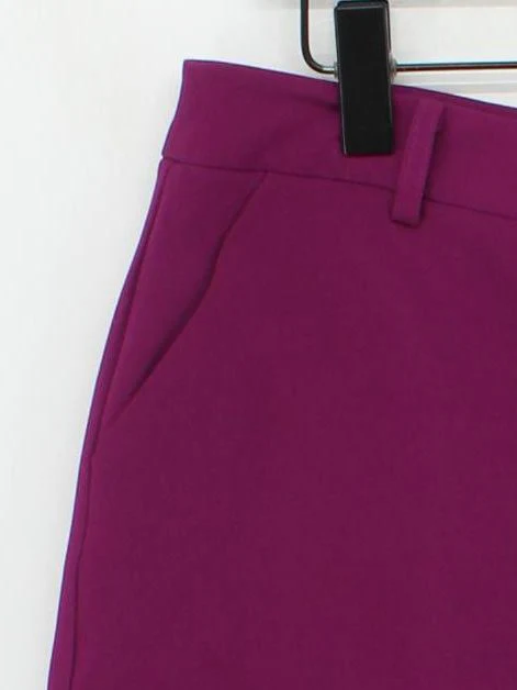 Topshop Women's Mini Skirt UK 16 Purple 100% Other Short Mini - Image 4