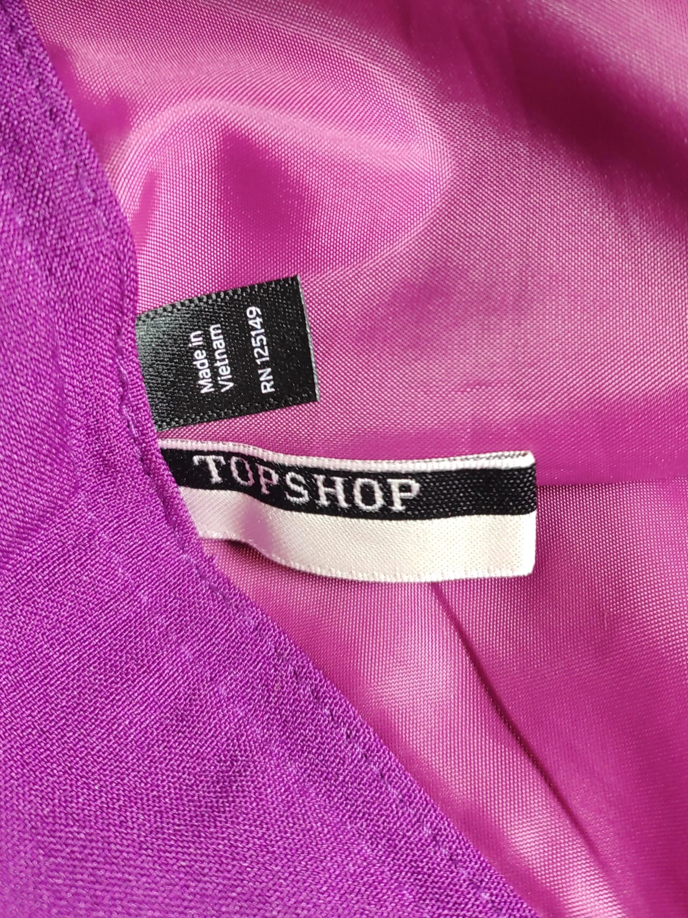 Topshop Women's Mini Skirt UK 16 Purple 100% Other Short Mini - Image 5