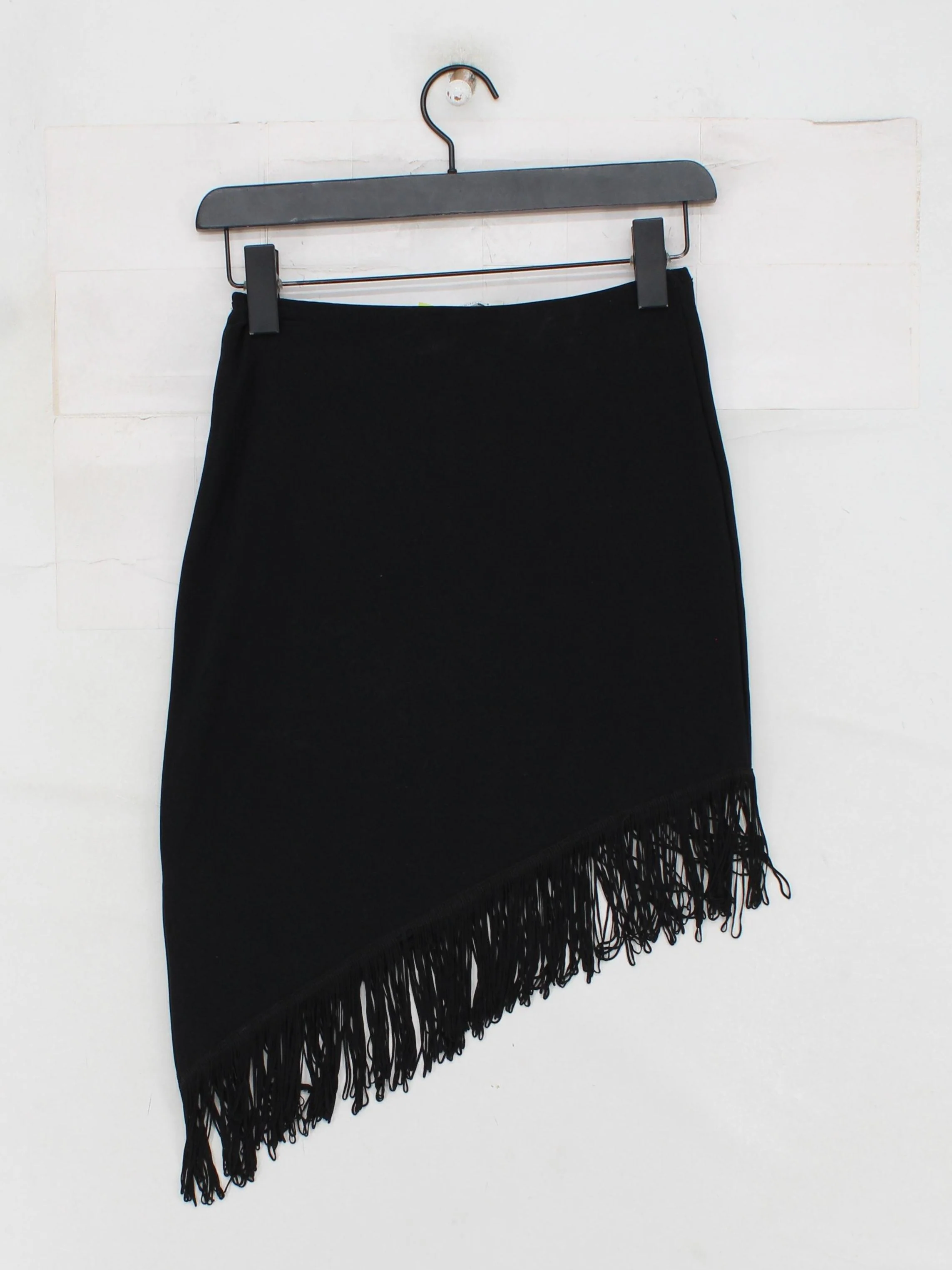 Topshop Women's Mini Skirt UK 8 Black Floral Polyester with Elastane Short Mini - Image 2