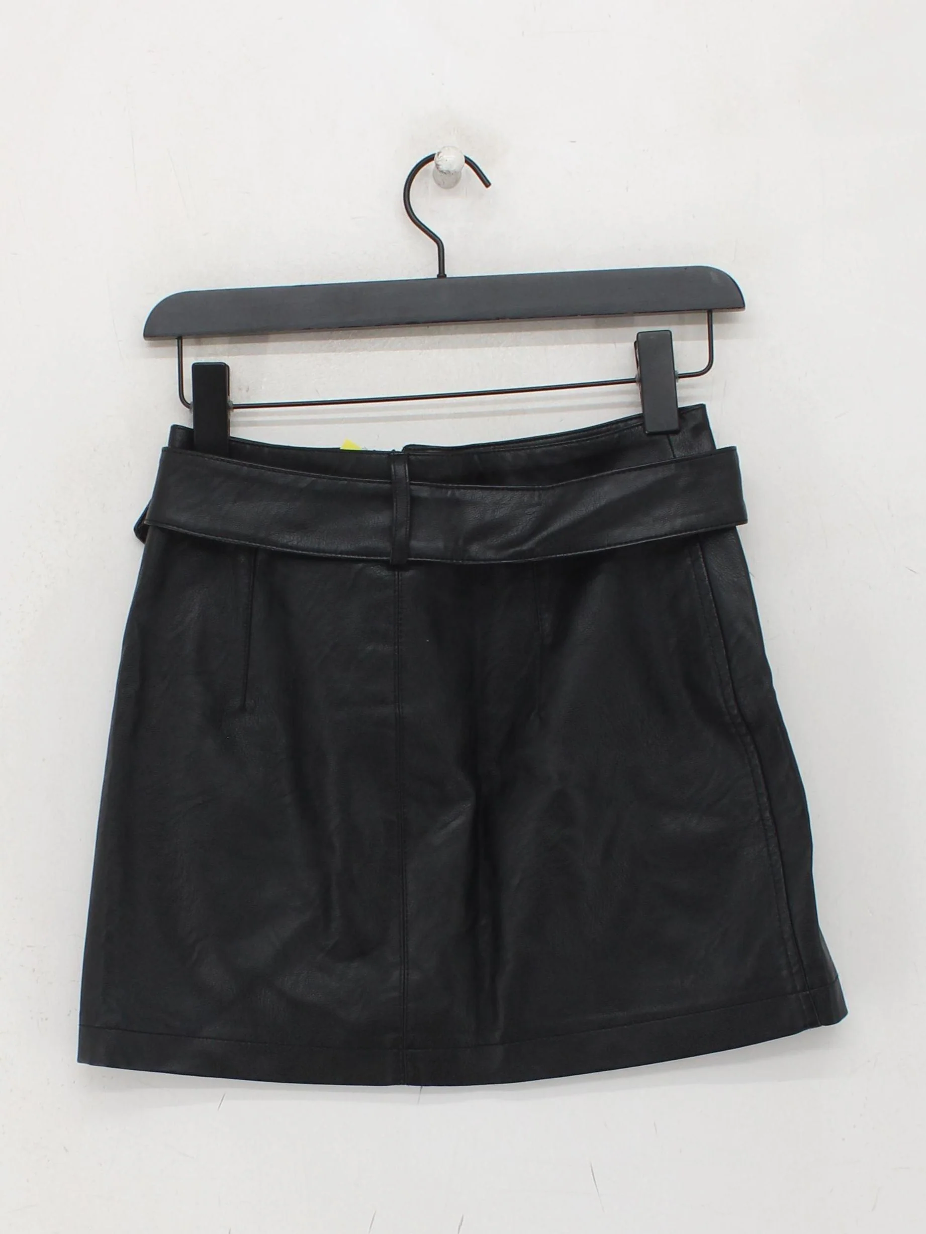 Topshop Women's Mini Skirt UK 8 Black Polyester - Image 2