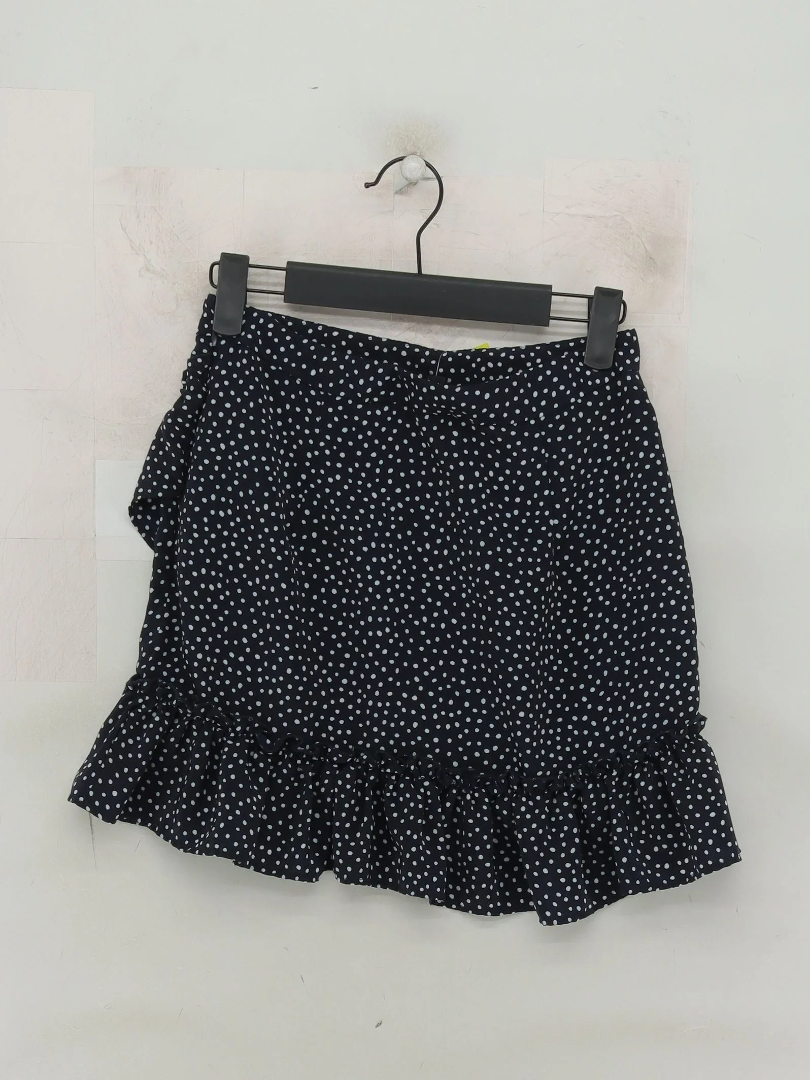 Topshop Women's Mini Skirt XS Blue Polkadot 100% Polyester Short Mini - Image 2