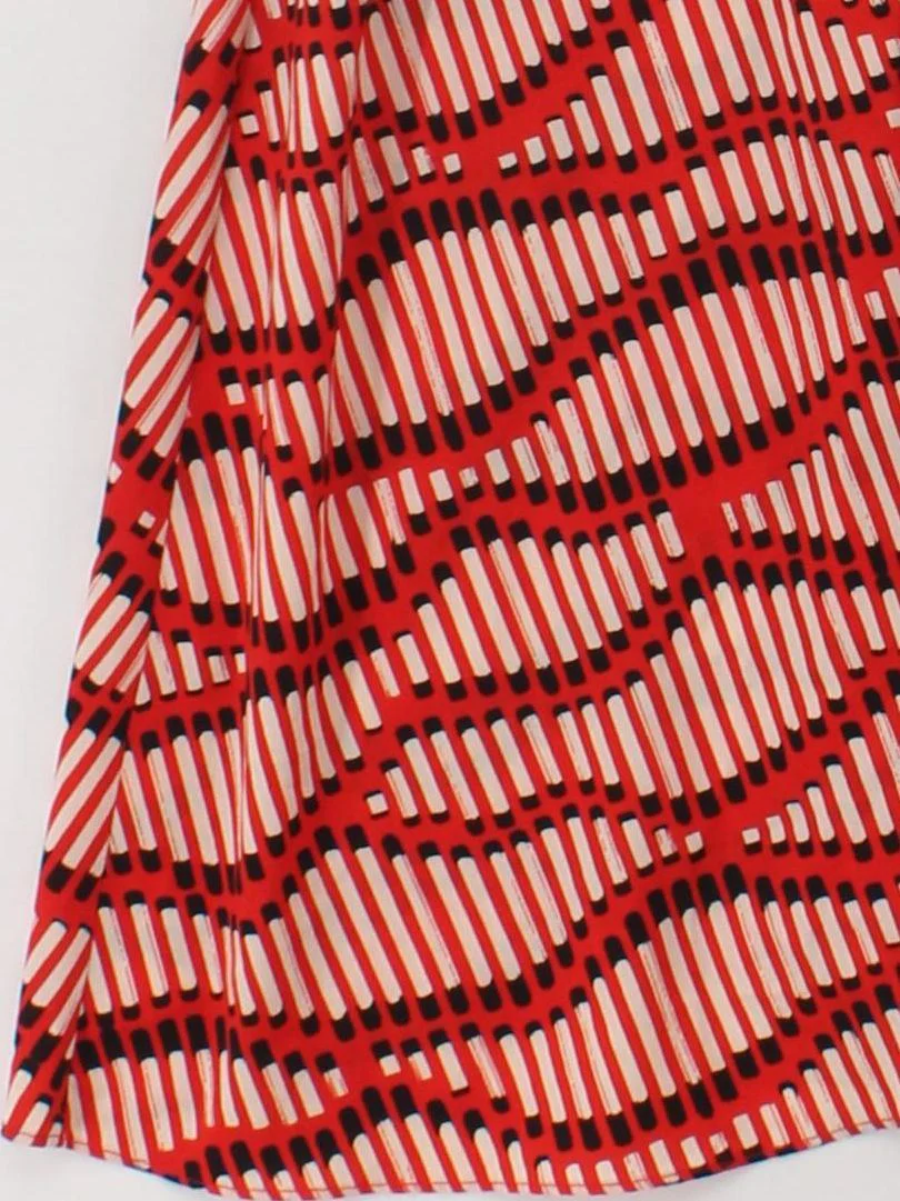Topshop Women's Mini Skirt XS Multi Geometric 100% Polyester Short Mini - Image 4