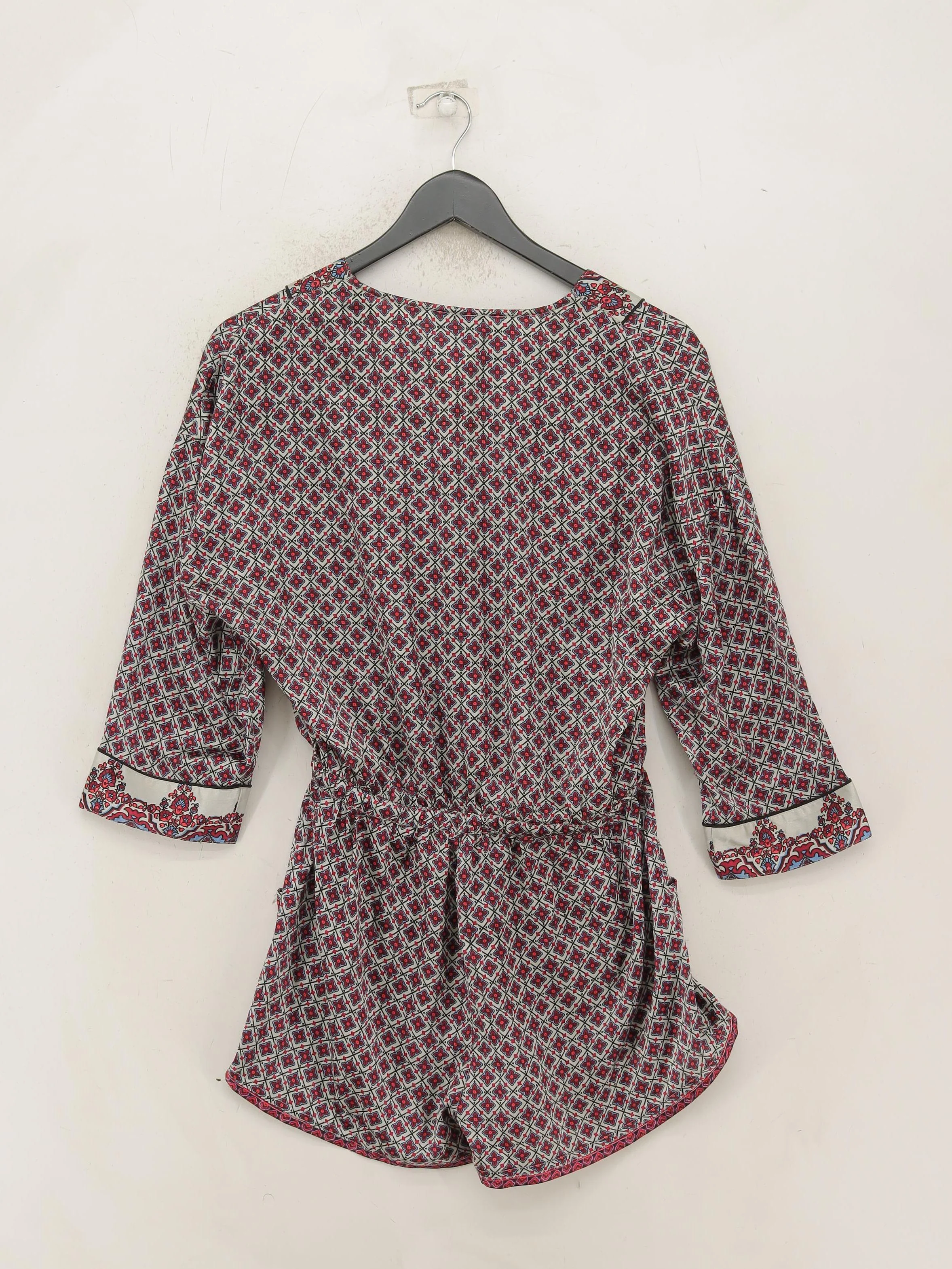 Topshop Women's Playsuit S Multi Geometric 100% Polyester Playsuit - Image 2