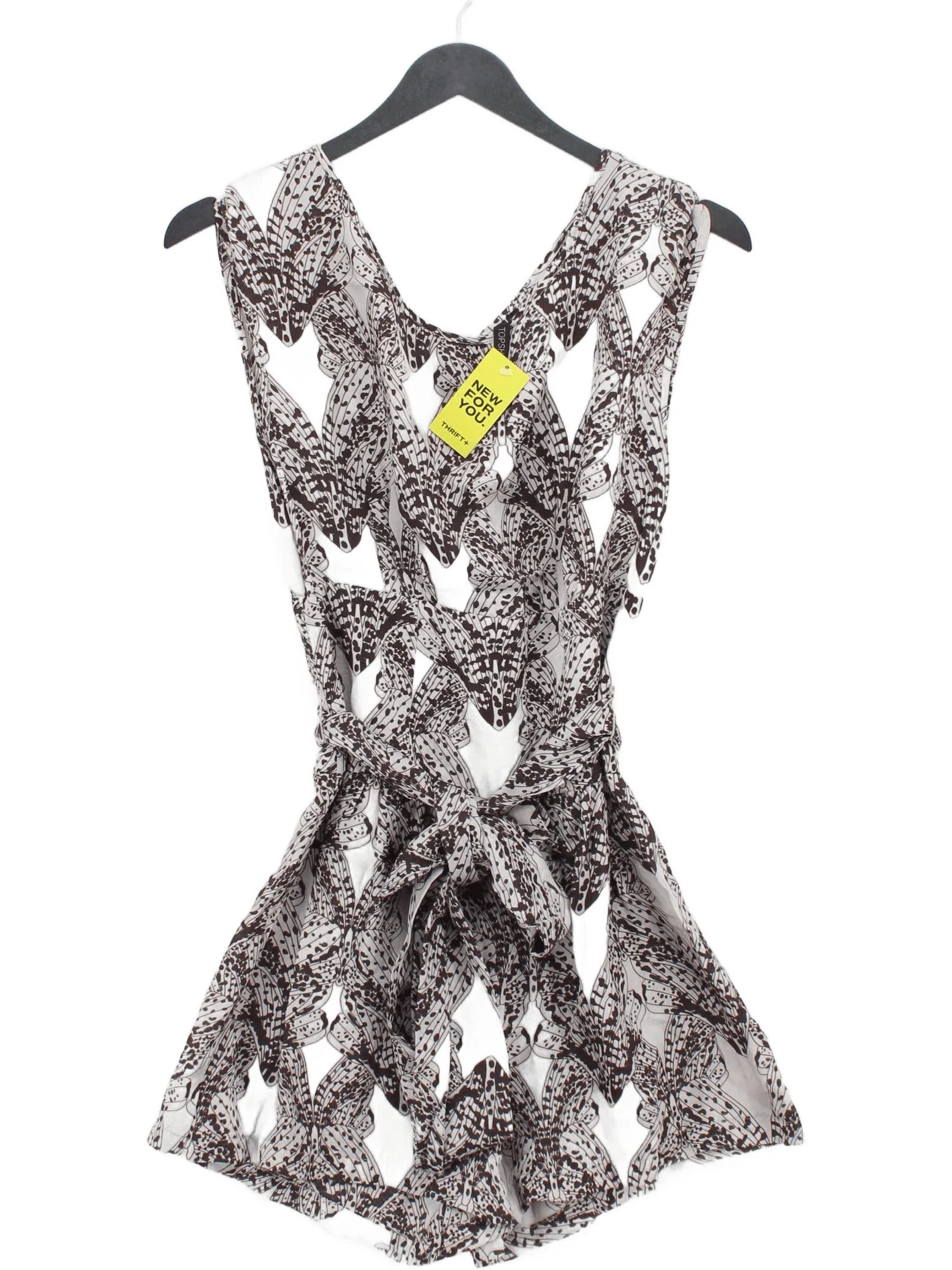 Topshop Women's Playsuit UK 10 Multi 100% Viscose Playsuit