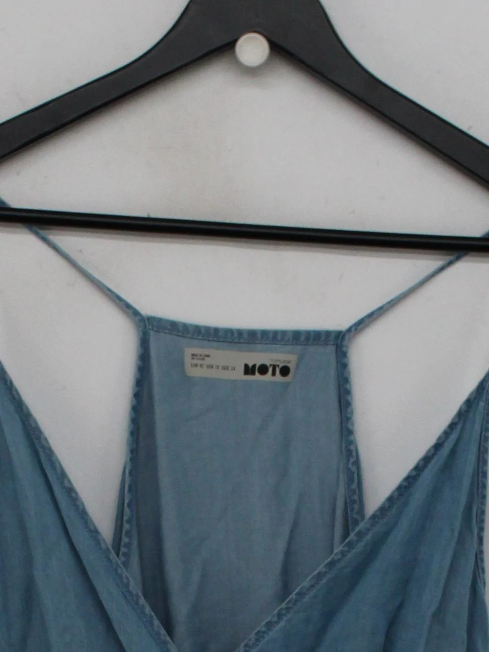 Topshop Women's Playsuit UK 14 Blue 100% Lyocell Modal Playsuit - Image 3
