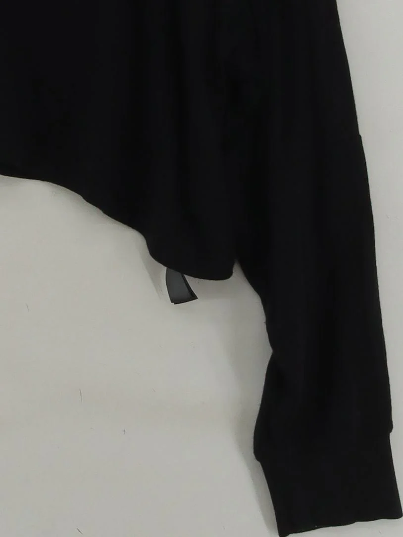 Topshop Women's Polo S Black Cotton with Viscose, Elastane Basic - Image 4