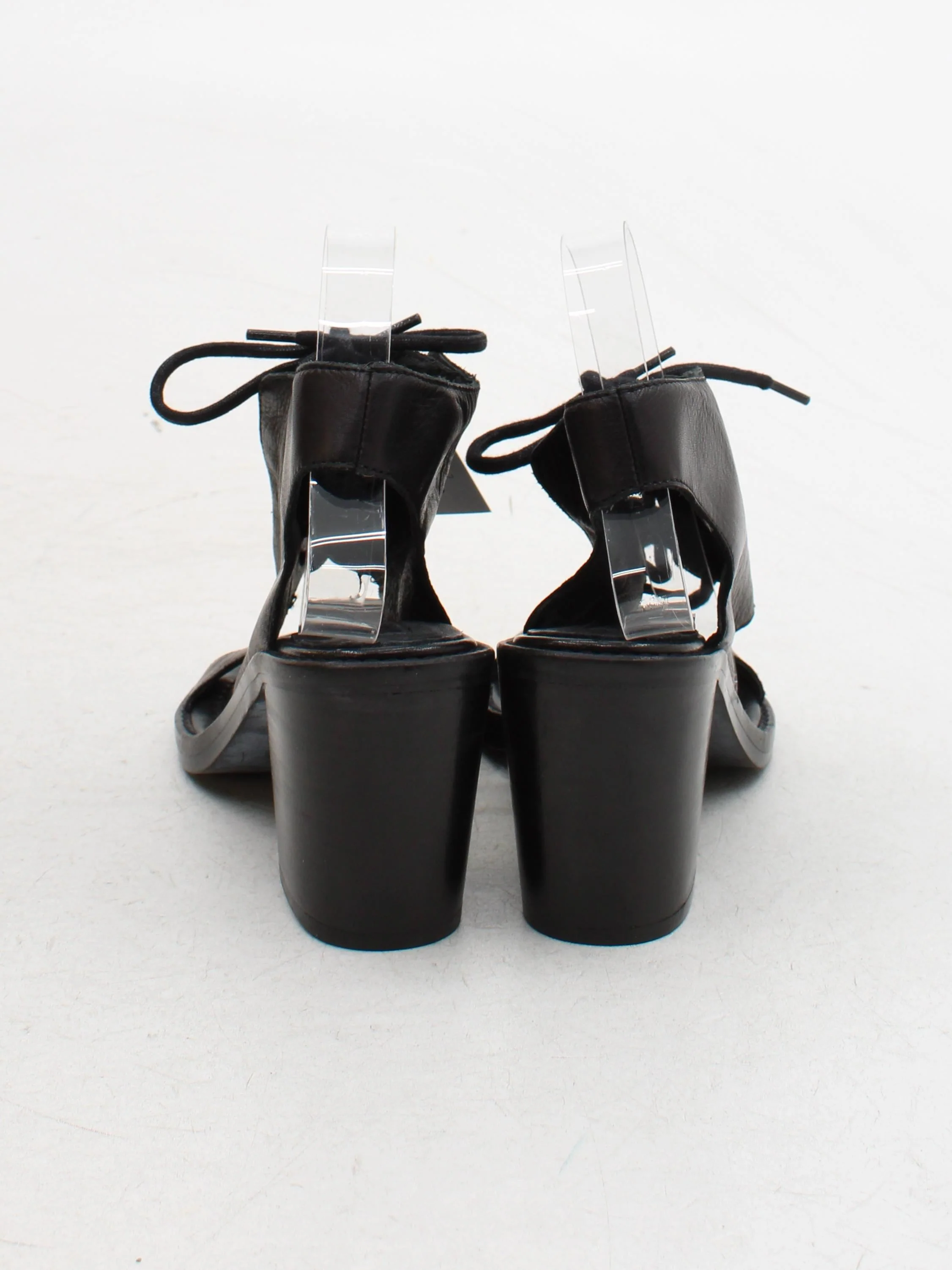 Topshop Women's Sandals UK 6 Black 100% Leather Strappy - Image 3