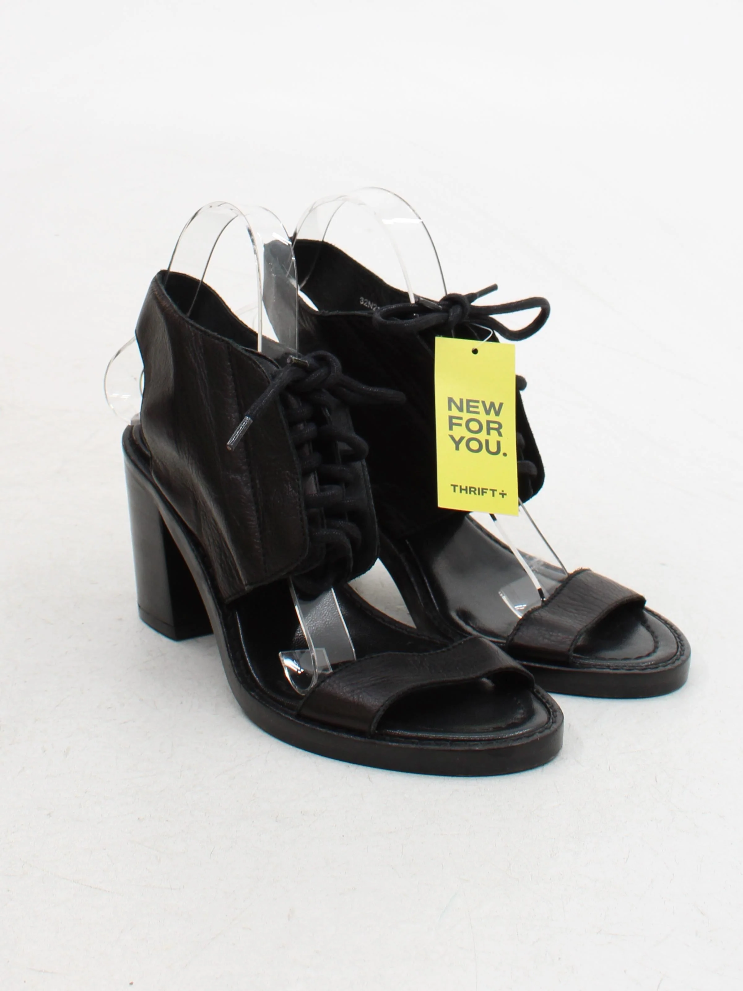 Topshop Women's Sandals UK 6 Black 100% Leather Strappy - Image 4