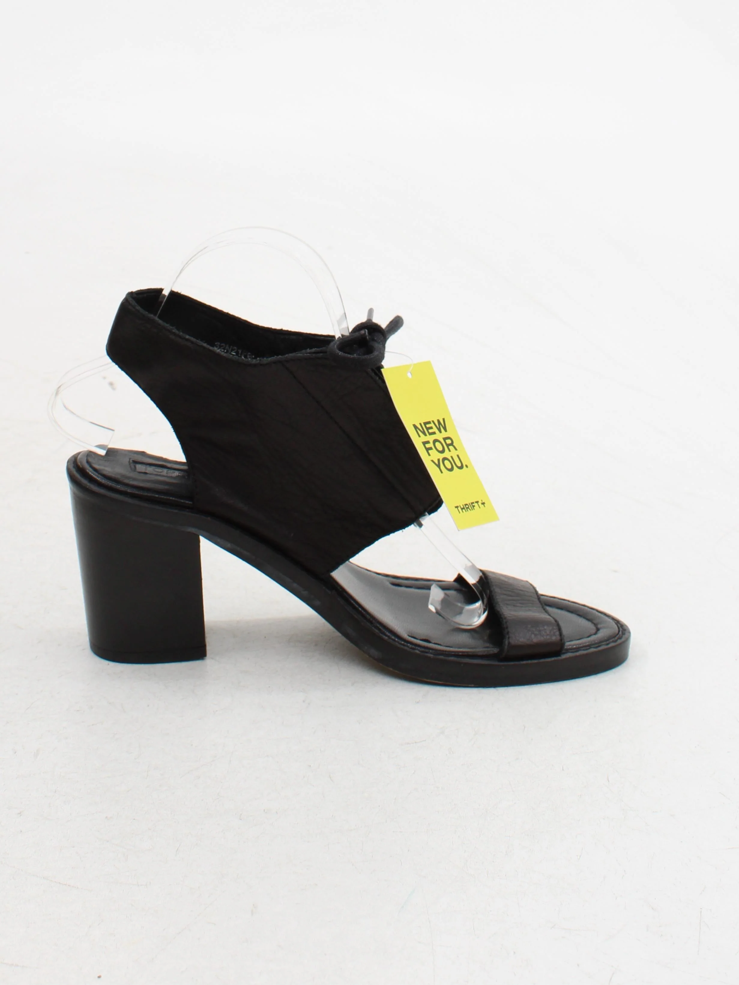 Topshop Women's Sandals UK 6 Black 100% Leather Strappy - Image 5