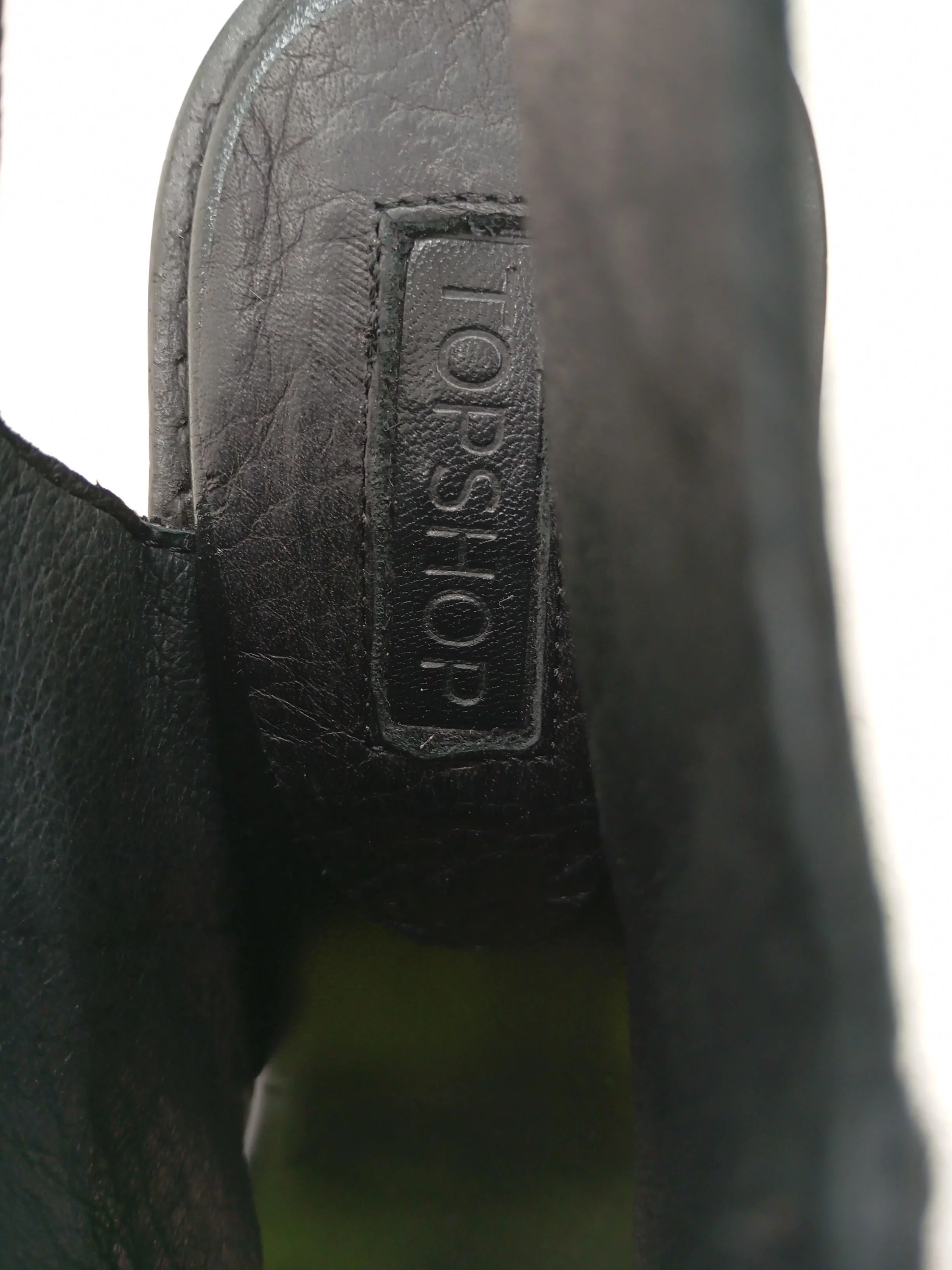 Topshop Women's Sandals UK 6 Black 100% Leather Strappy - Image 6