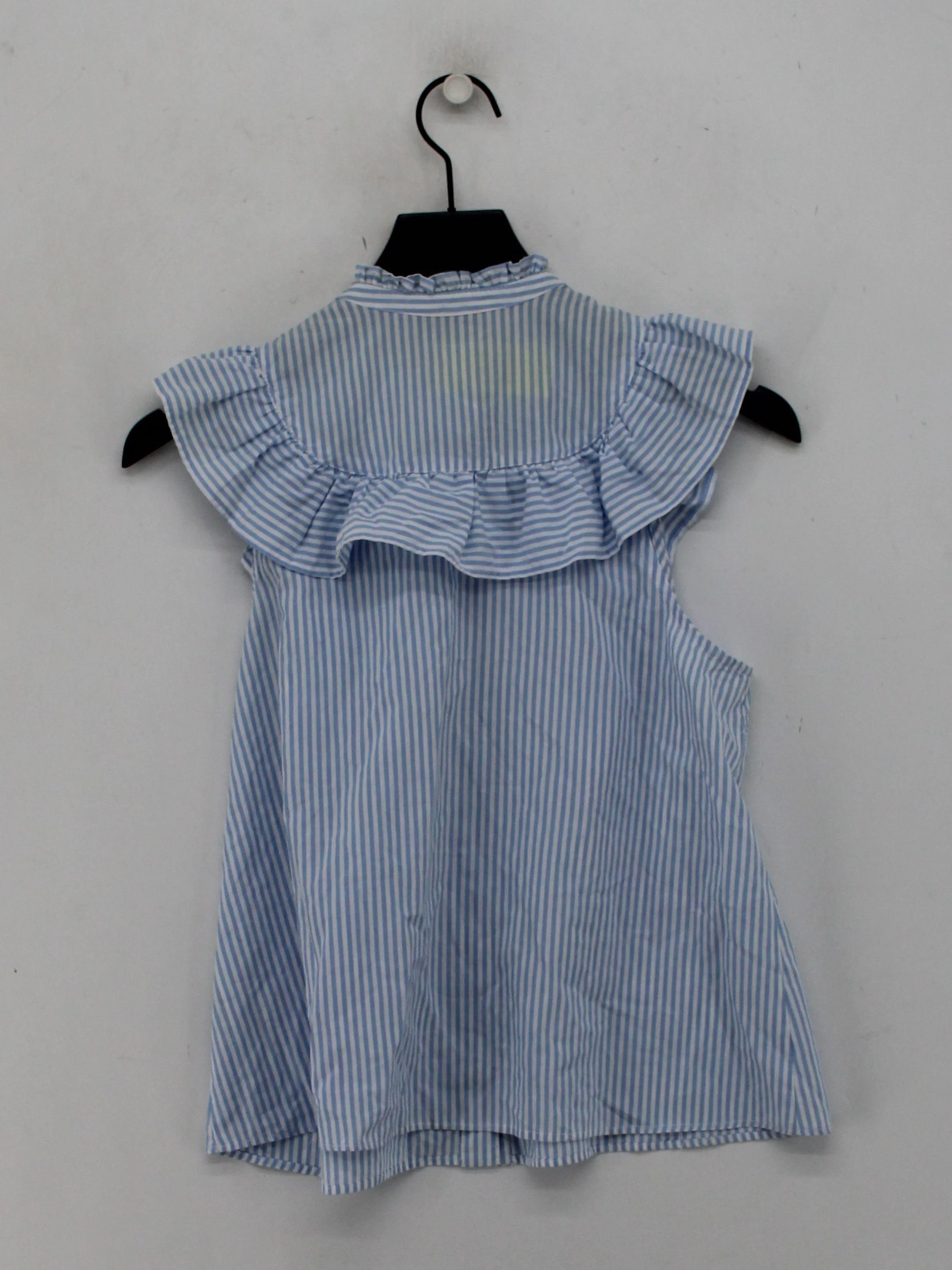 Topshop Women's Shirt UK 10 Blue Cotton with Polyester Basic - Image 2