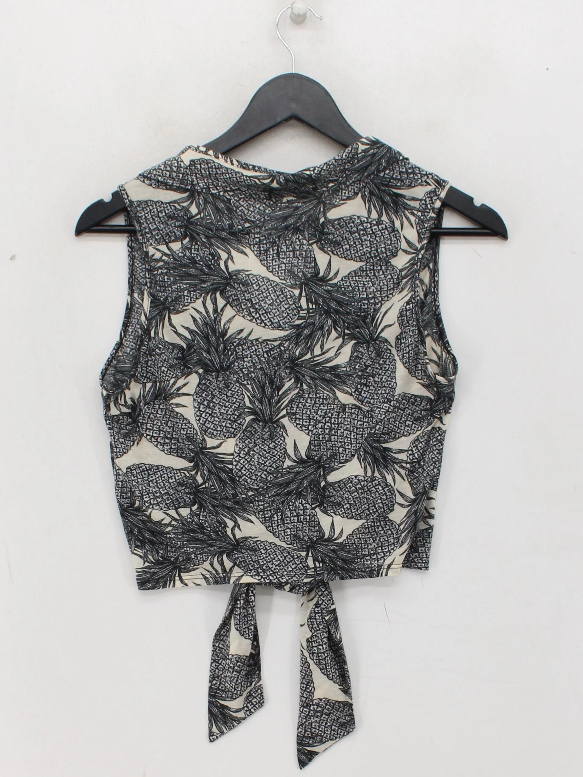 Topshop Women's Shirt UK 10 Multi 100% Other Sleeveless Collared Basic - Image 2