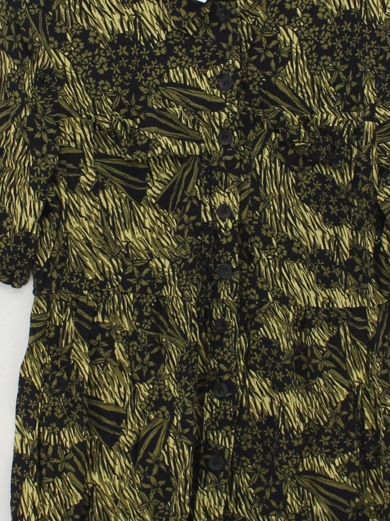 Topshop Women's Shirt UK 12 Multi 100% Viscose Basic - Image 3