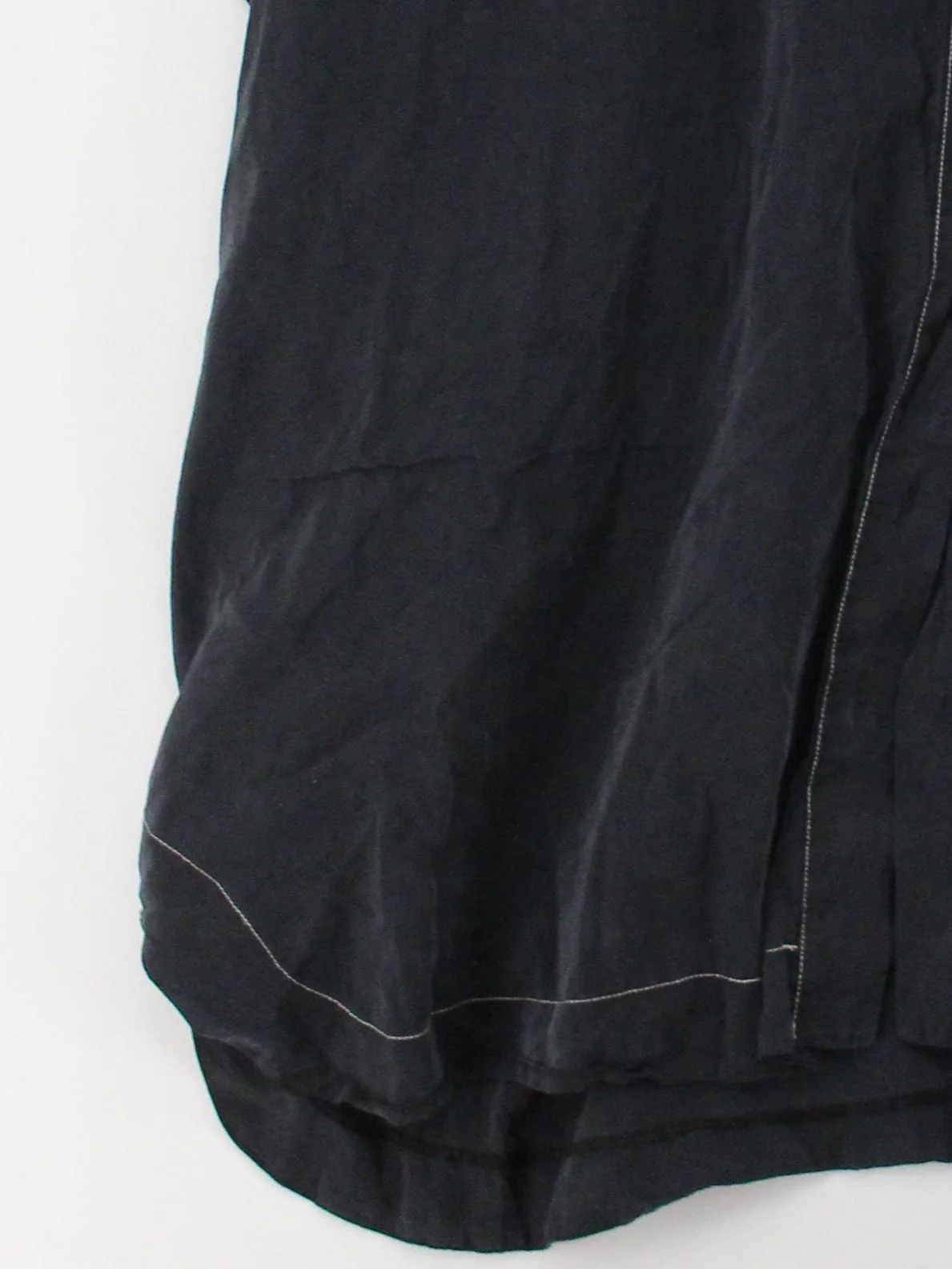 Topshop Women's Shirt UK 14 Black 100% Other Short Sleeve Collared Basic - Image 4