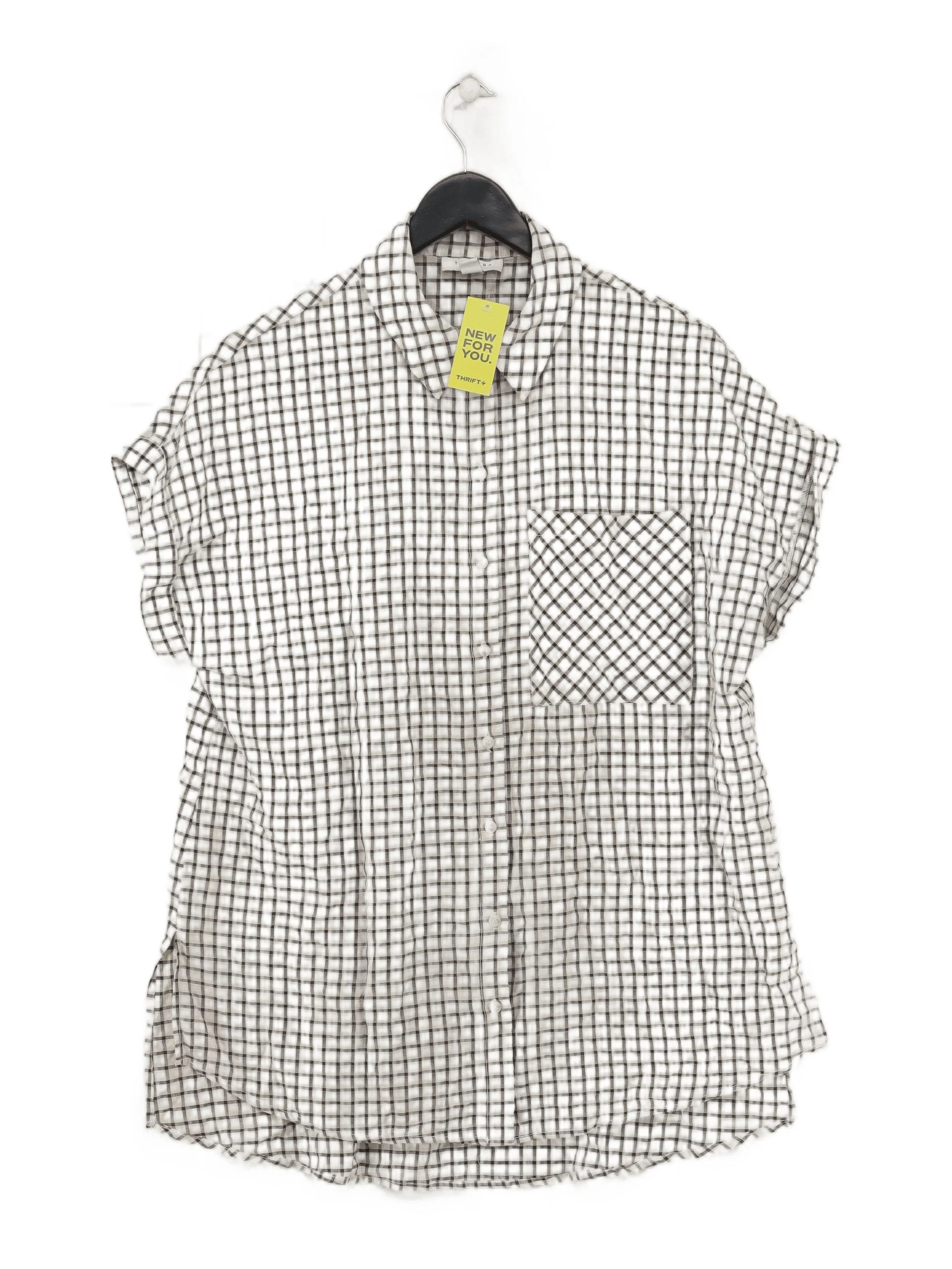 Topshop Women's Shirt UK 8 Multi Polyester with Viscose Basic
