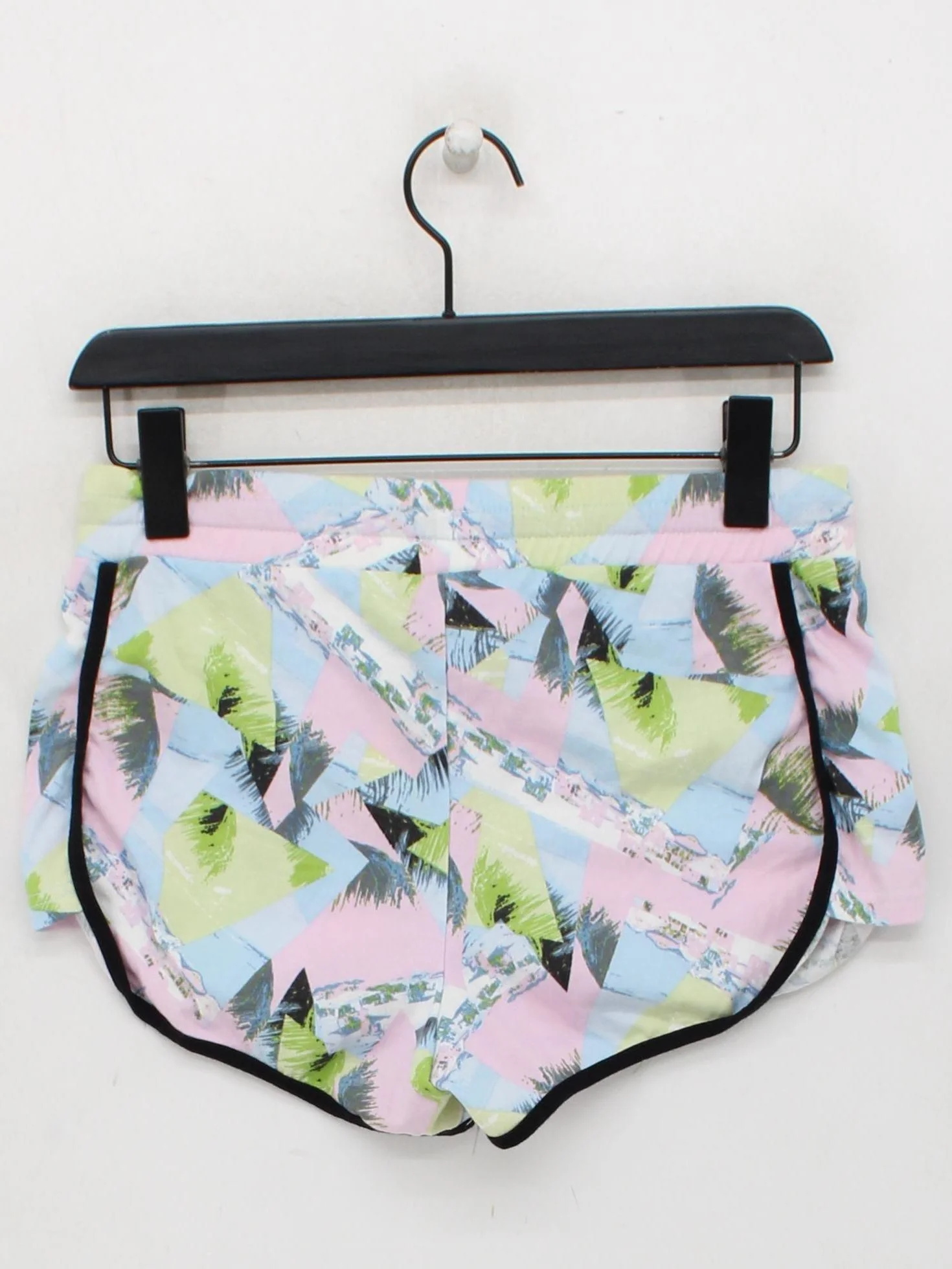 Topshop Women's Shorts UK 10 Multi Graphic Cotton with Polyester Cargo - Image 2
