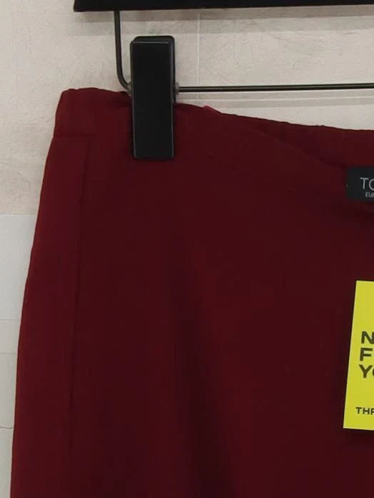 Topshop Women's Shorts UK 10 Red 100% Polyester Sweat - Image 4