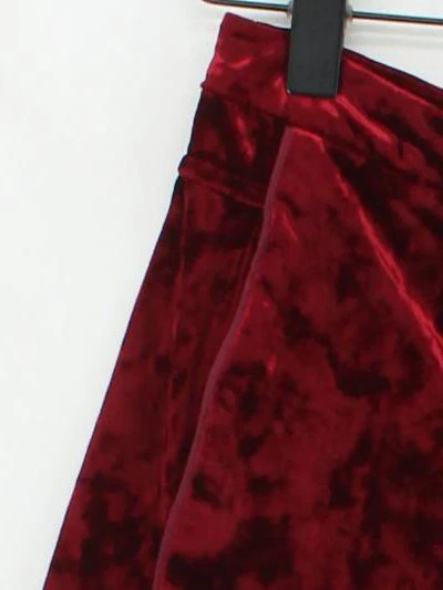 Topshop Women's Shorts UK 10 Red Polyester with Elastane Mom - Image 4
