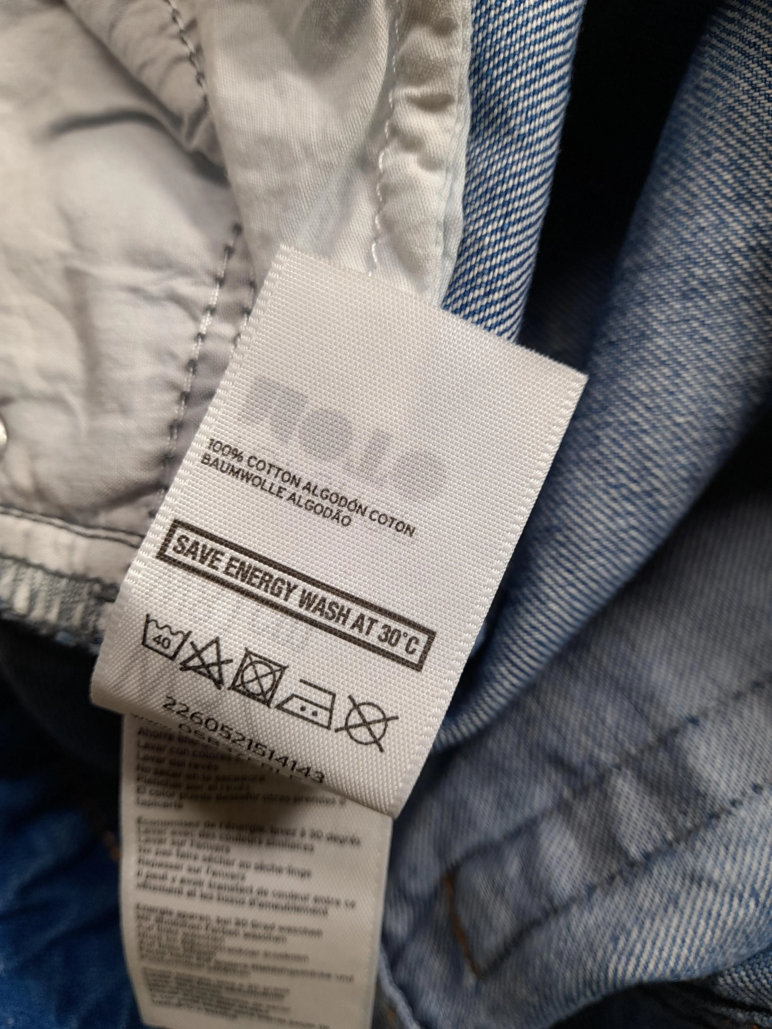 Topshop Women's Shorts W 32 in Blue 100% Cotton Cut-Off - Image 7