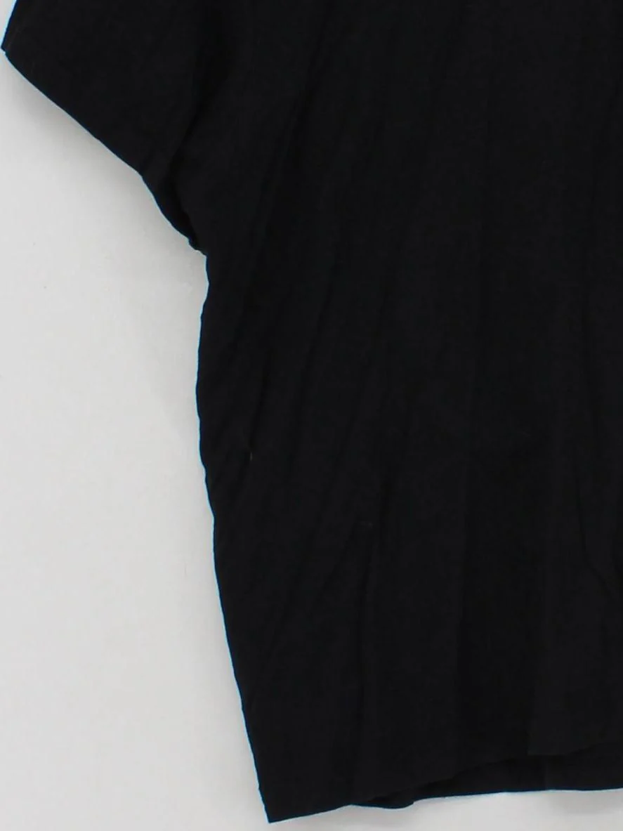 Topshop Women's T-Shirt UK 10 Black 100% Cotton Short Sleeve Round Neck Basic - Image 4