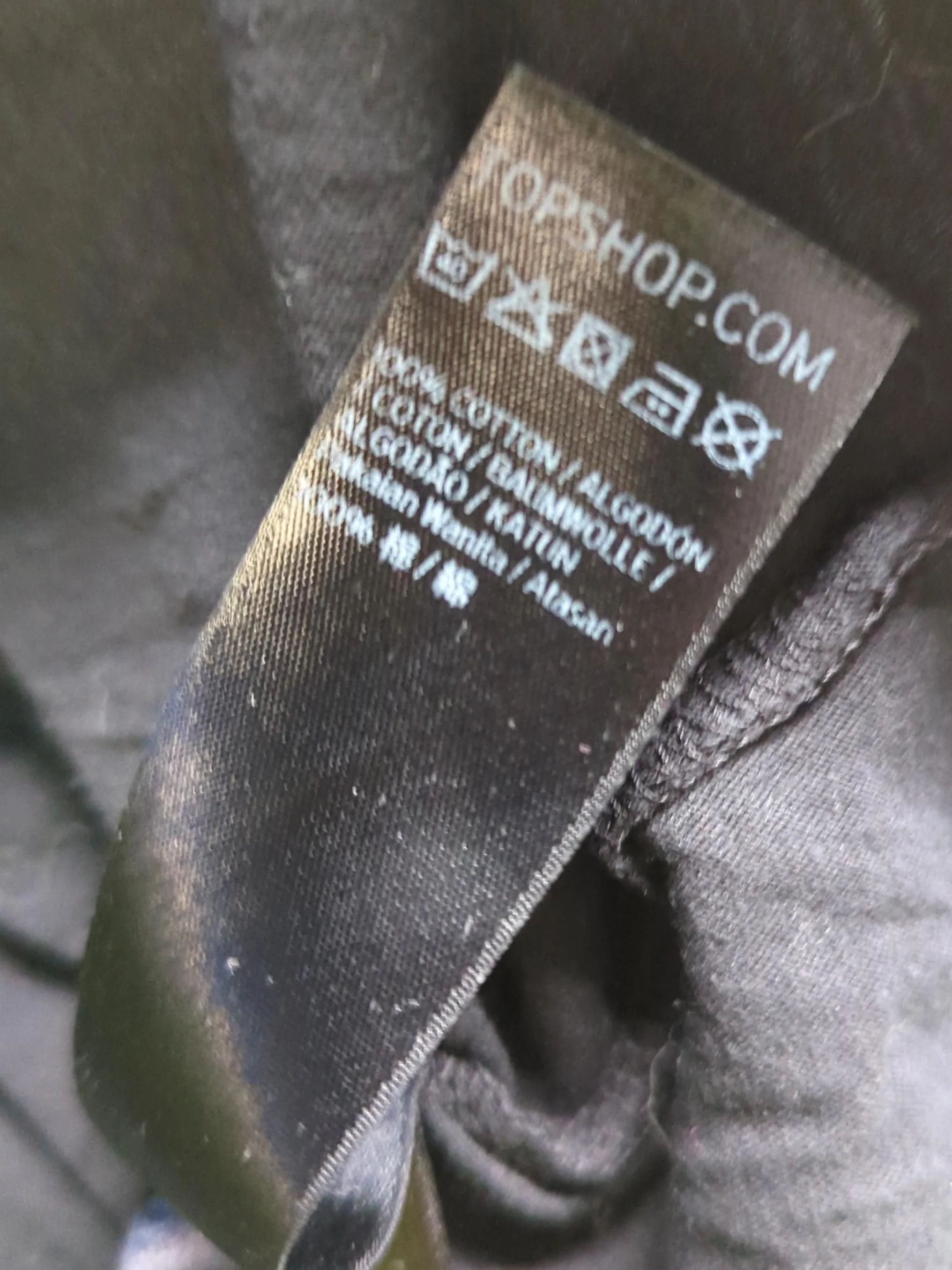 Topshop Women's T-Shirt UK 10 Black 100% Cotton Short Sleeve Round Neck Basic - Image 6