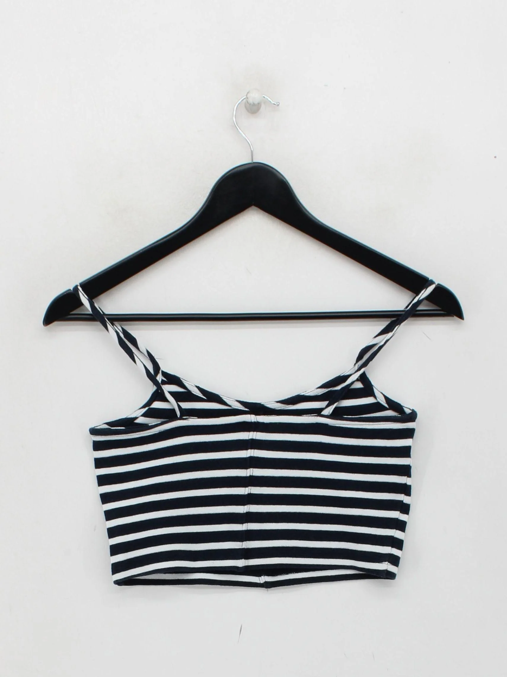 Topshop Women's T-Shirt UK 10 Blue Cotton with Elastane Camisole - Image 2