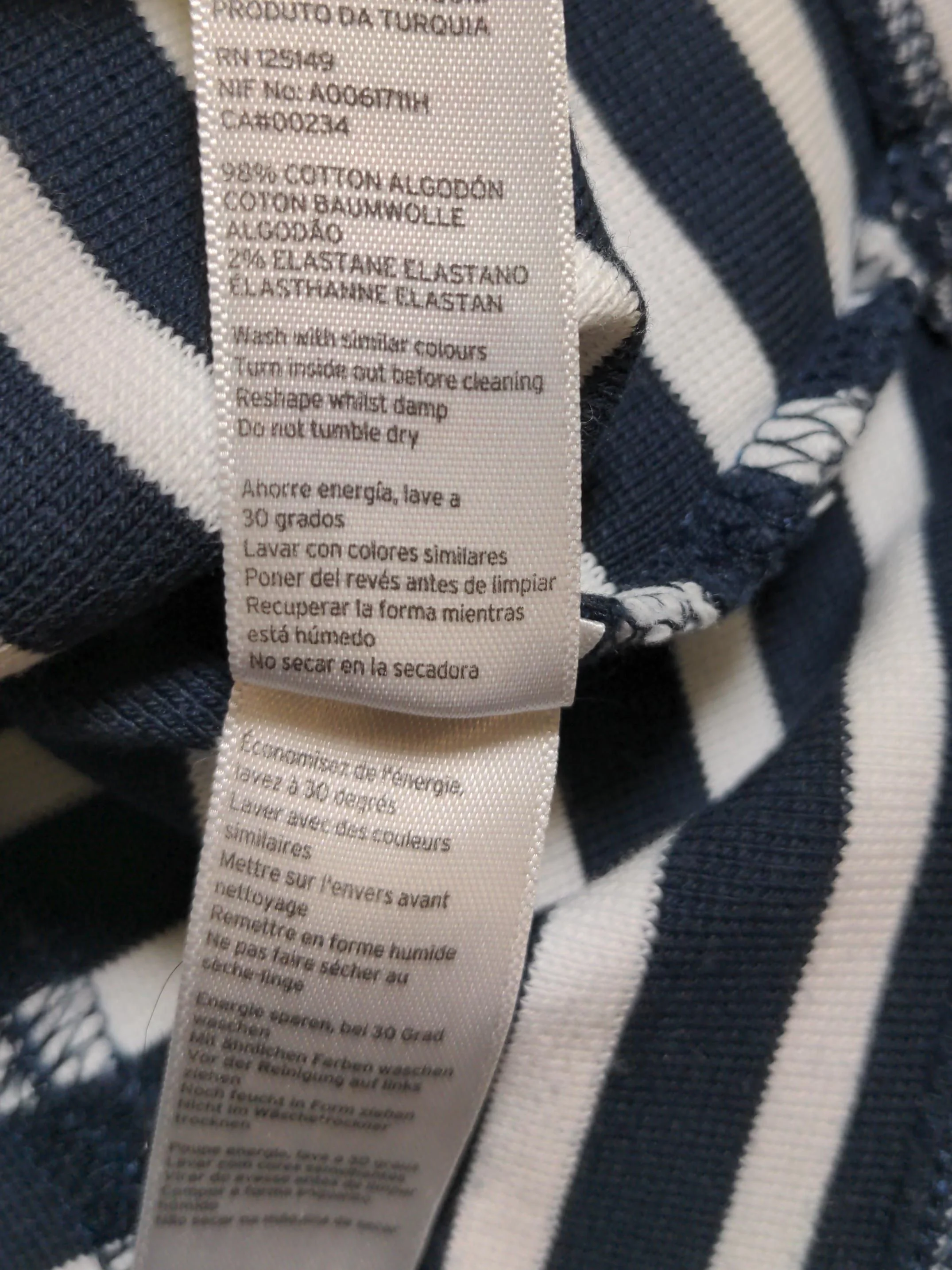 Topshop Women's T-Shirt UK 10 Blue Cotton with Elastane Camisole - Image 7