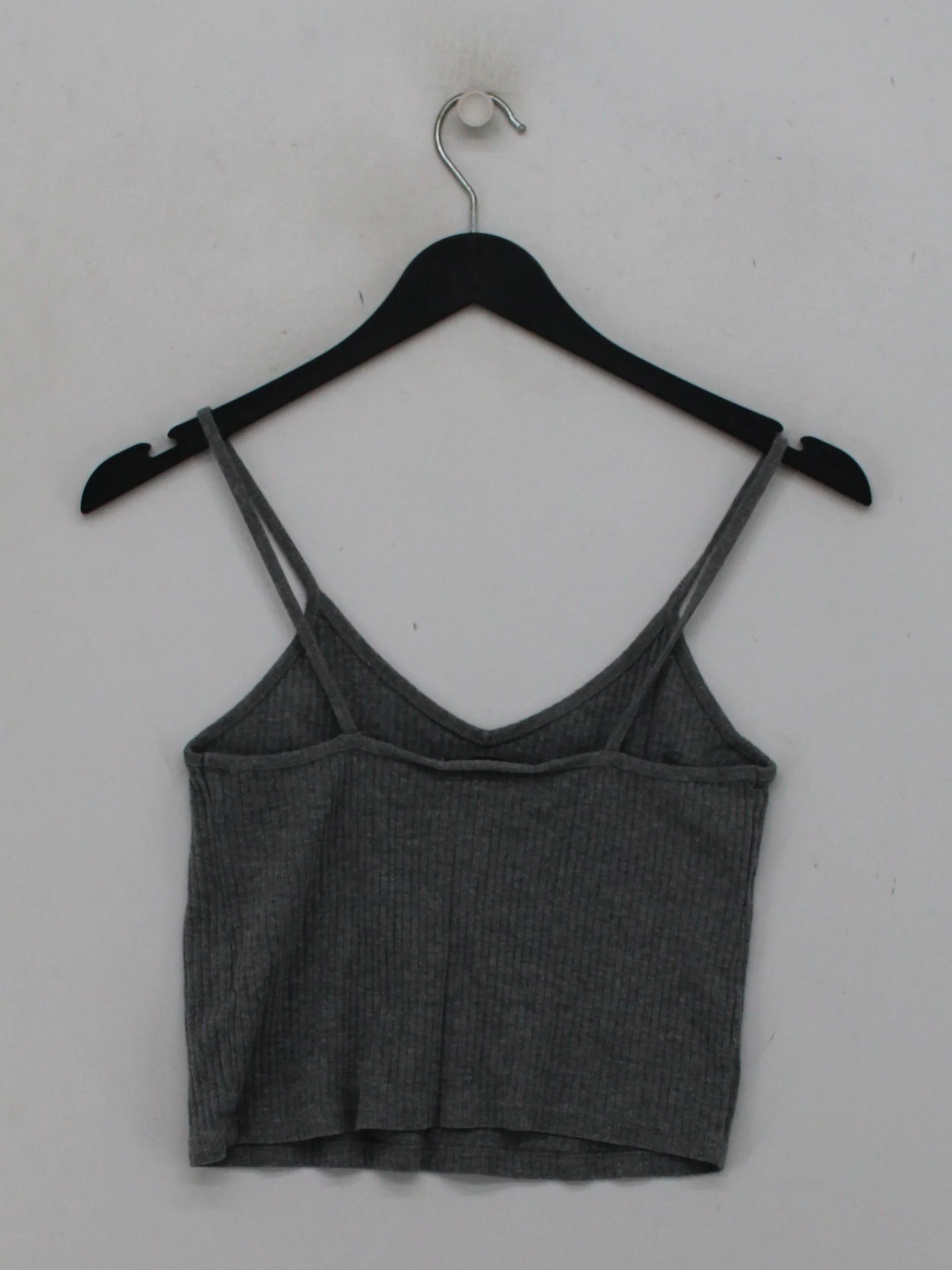 Topshop Women's T-Shirt UK 10 Grey Cotton with Polyester Camisole - Image 2