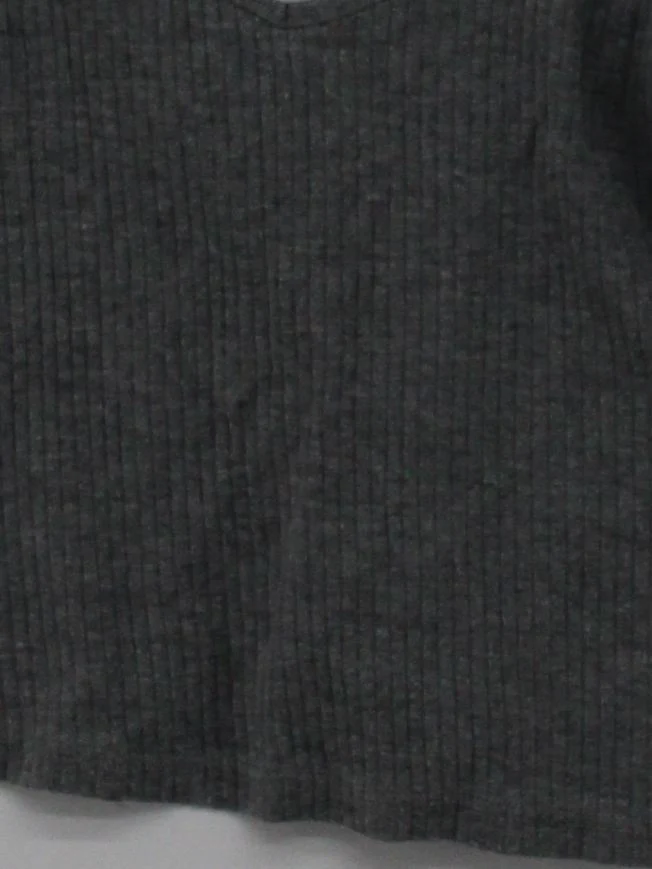 Topshop Women's T-Shirt UK 10 Grey Cotton with Polyester Camisole - Image 4