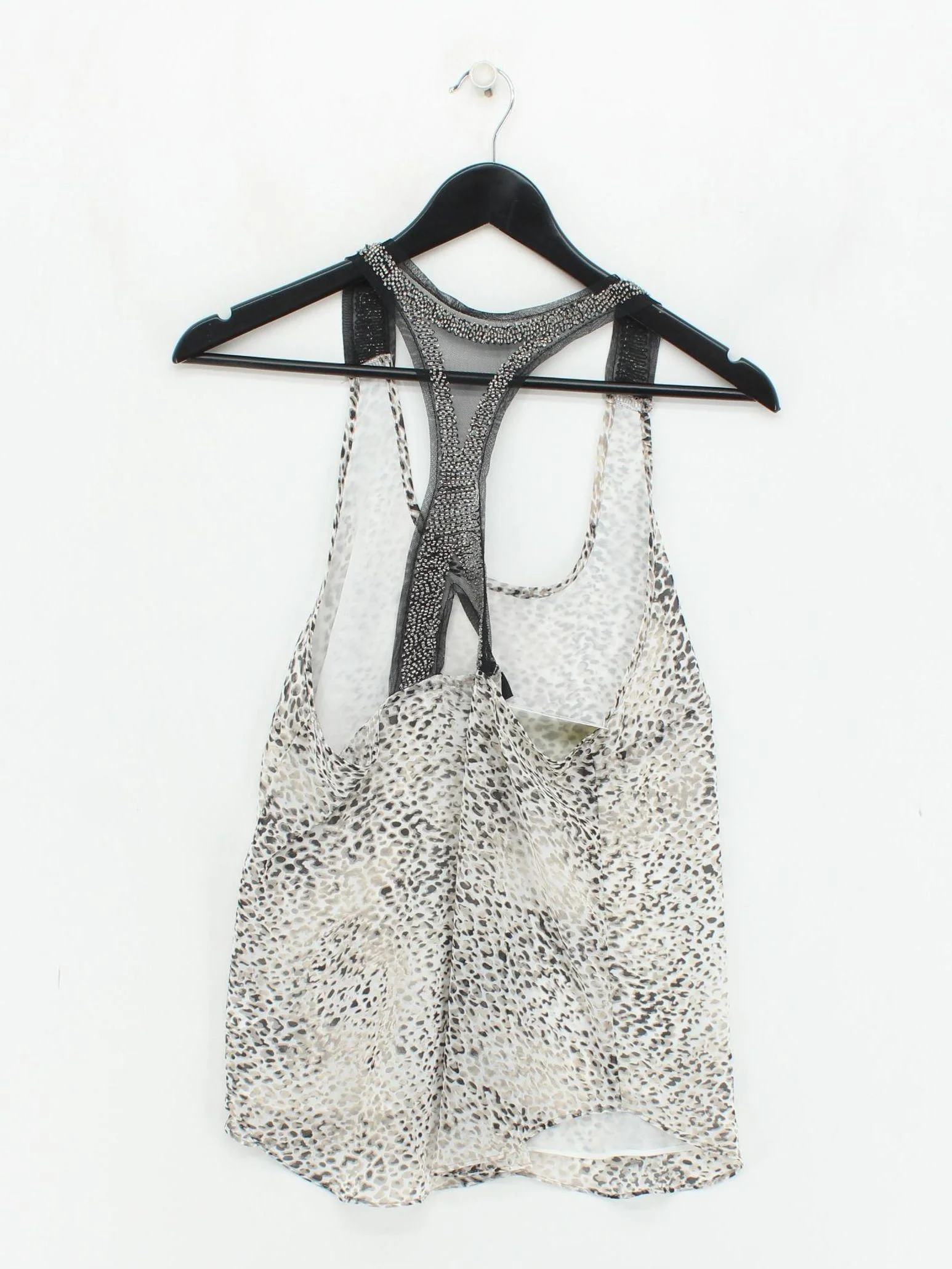 Topshop Women's T-Shirt UK 12 Multi Polyester with Nylon Basic - Image 2