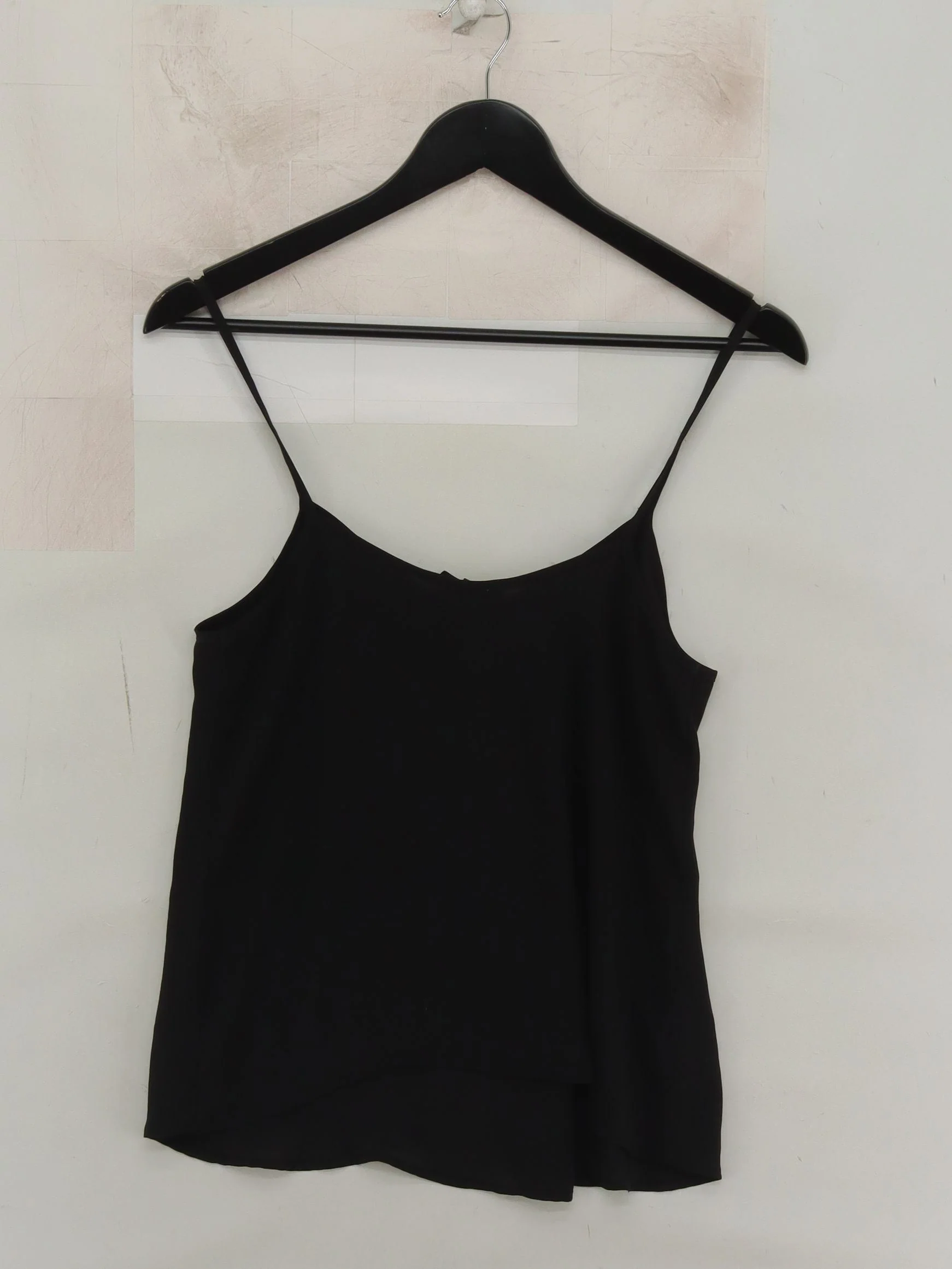 Topshop Women's T-Shirt UK 6 Black 100% Other Sleeveless Round Neck Camisole - Image 2
