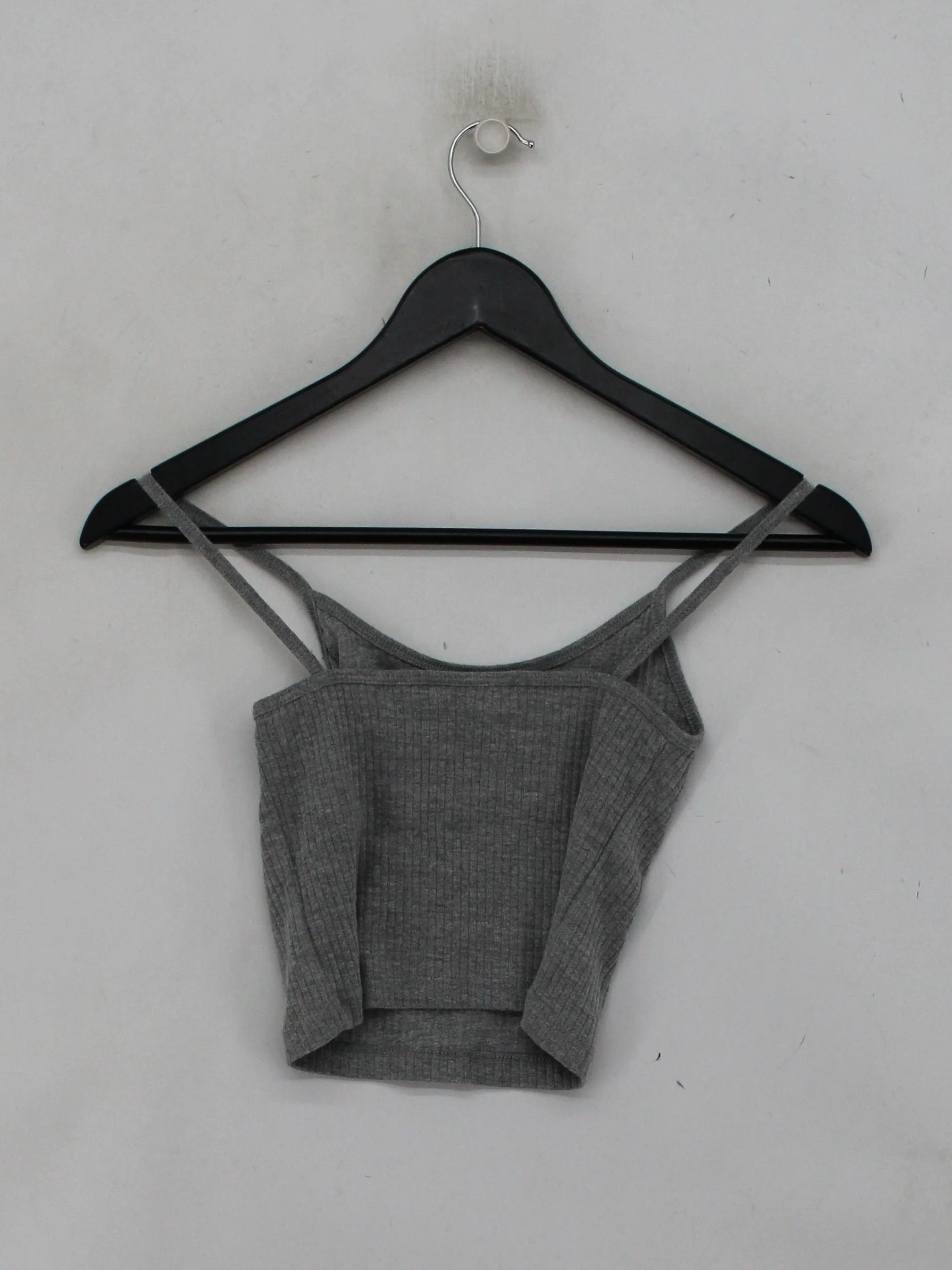 Topshop Women's T-Shirt UK 6 Grey Cotton with Polyester Basic - Image 2