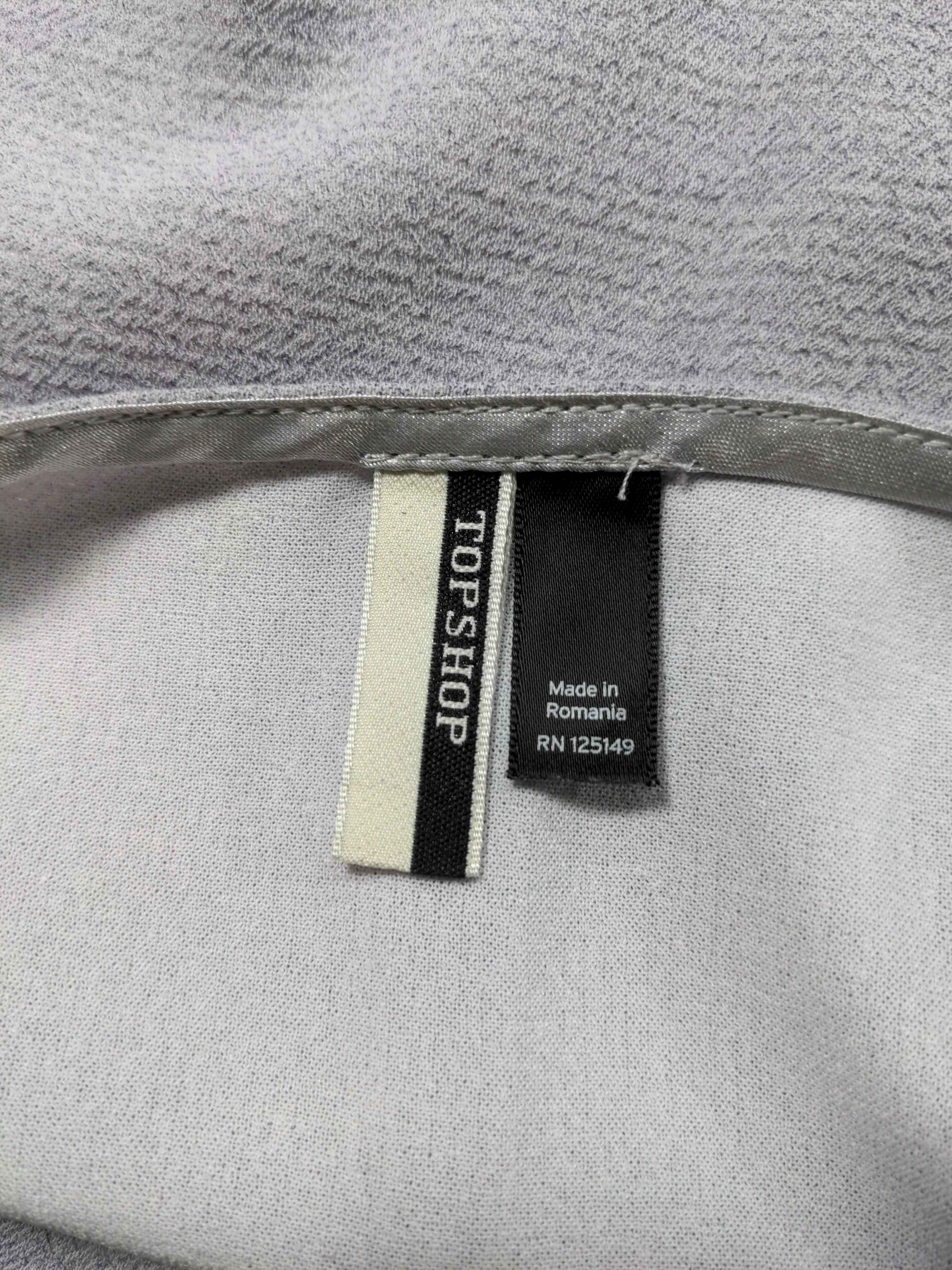 Topshop Women's T-Shirt UK 6 Purple 100% Polyester Sleeveless V-Neck Camisole - Image 5