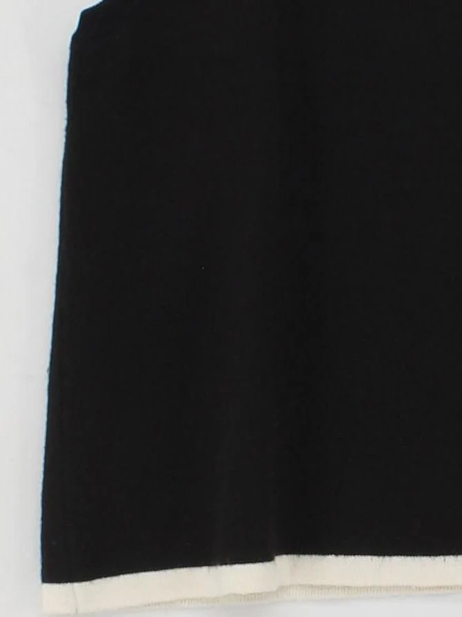 Topshop Women's T-Shirt UK 8 Black Acrylic with Viscose, Polyamide Basic - Image 4