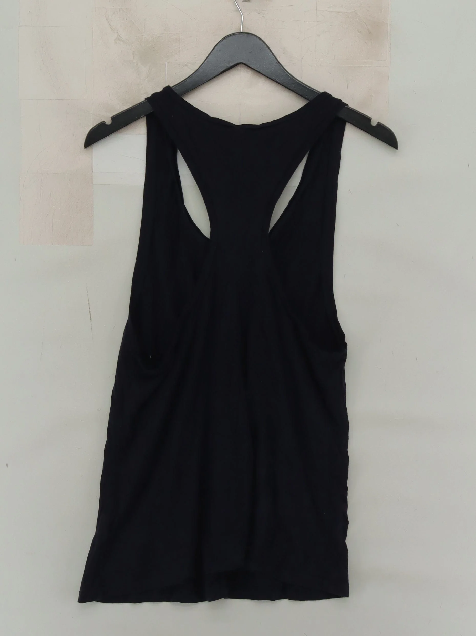 Topshop Women's T-Shirt UK 8 Blue 100% Cotton Sleeveless Round Neck Basic - Image 2