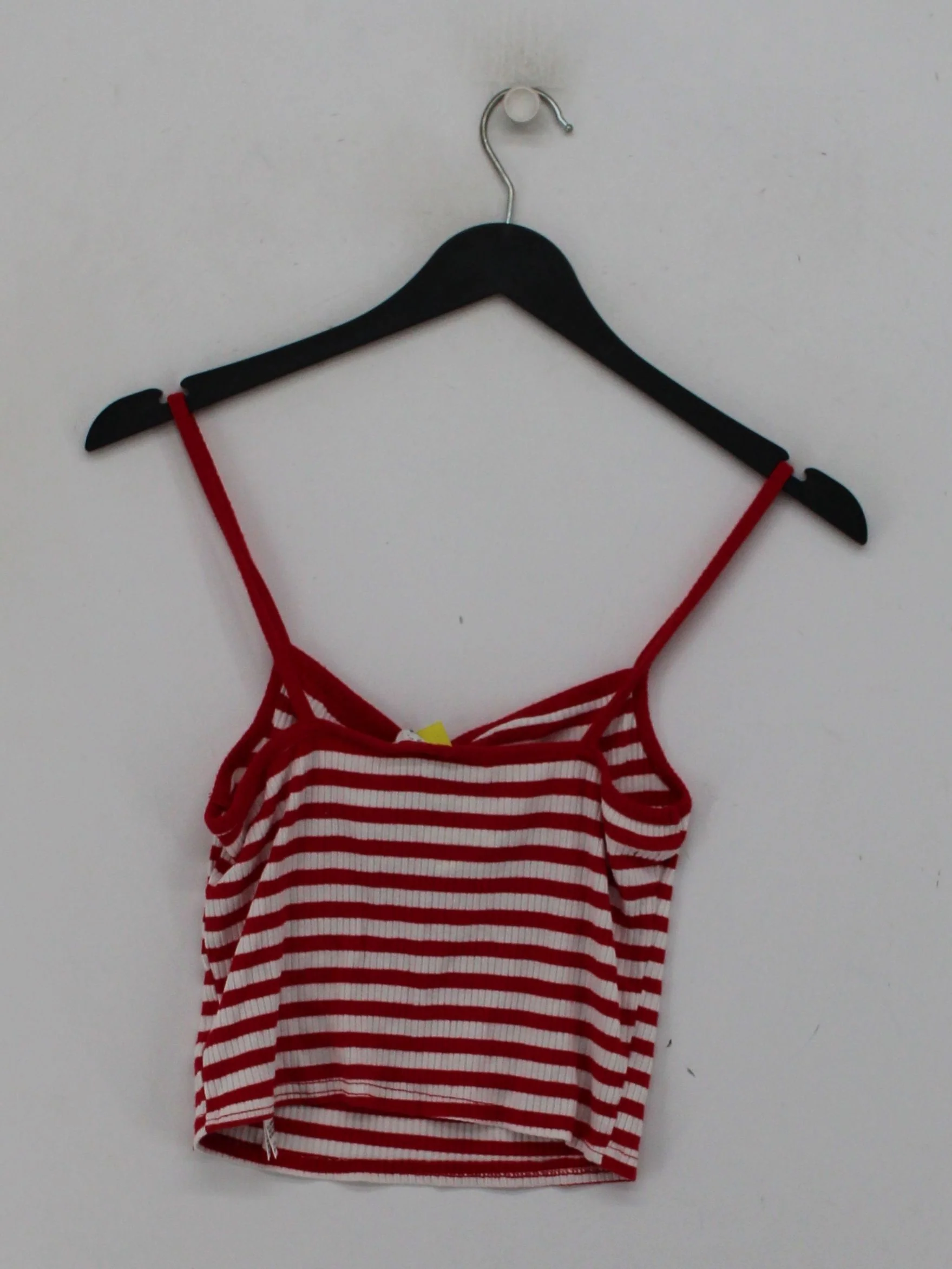 Topshop Women's T-Shirt UK 8 Red Viscose with Polyester, Elastane Camisole - Image 2