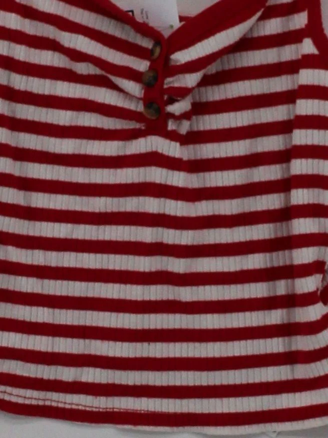 Topshop Women's T-Shirt UK 8 Red Viscose with Polyester, Elastane Camisole - Image 4