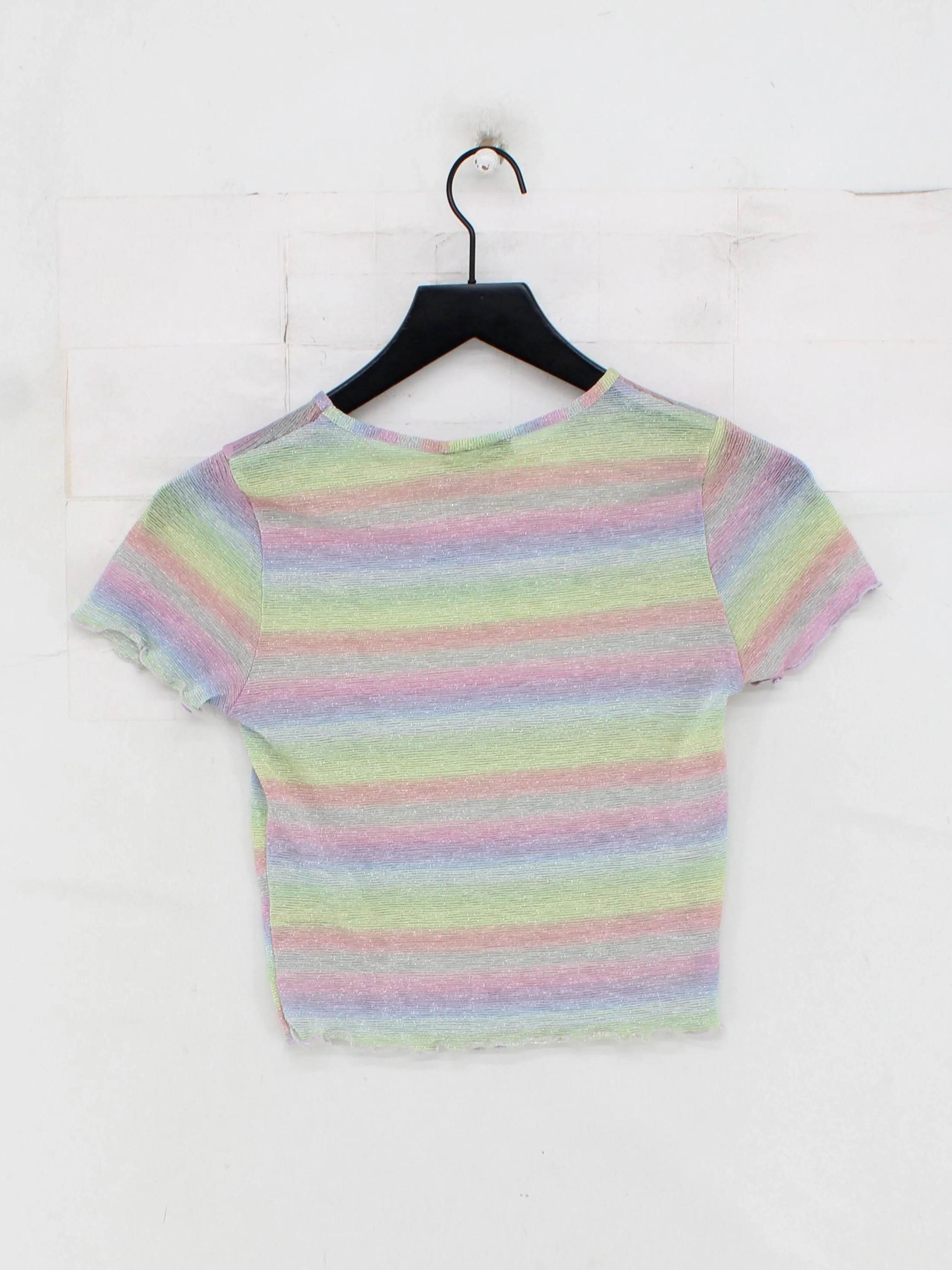 Topshop Women's T-Shirt XS Multi 100% Other Basic - Image 2