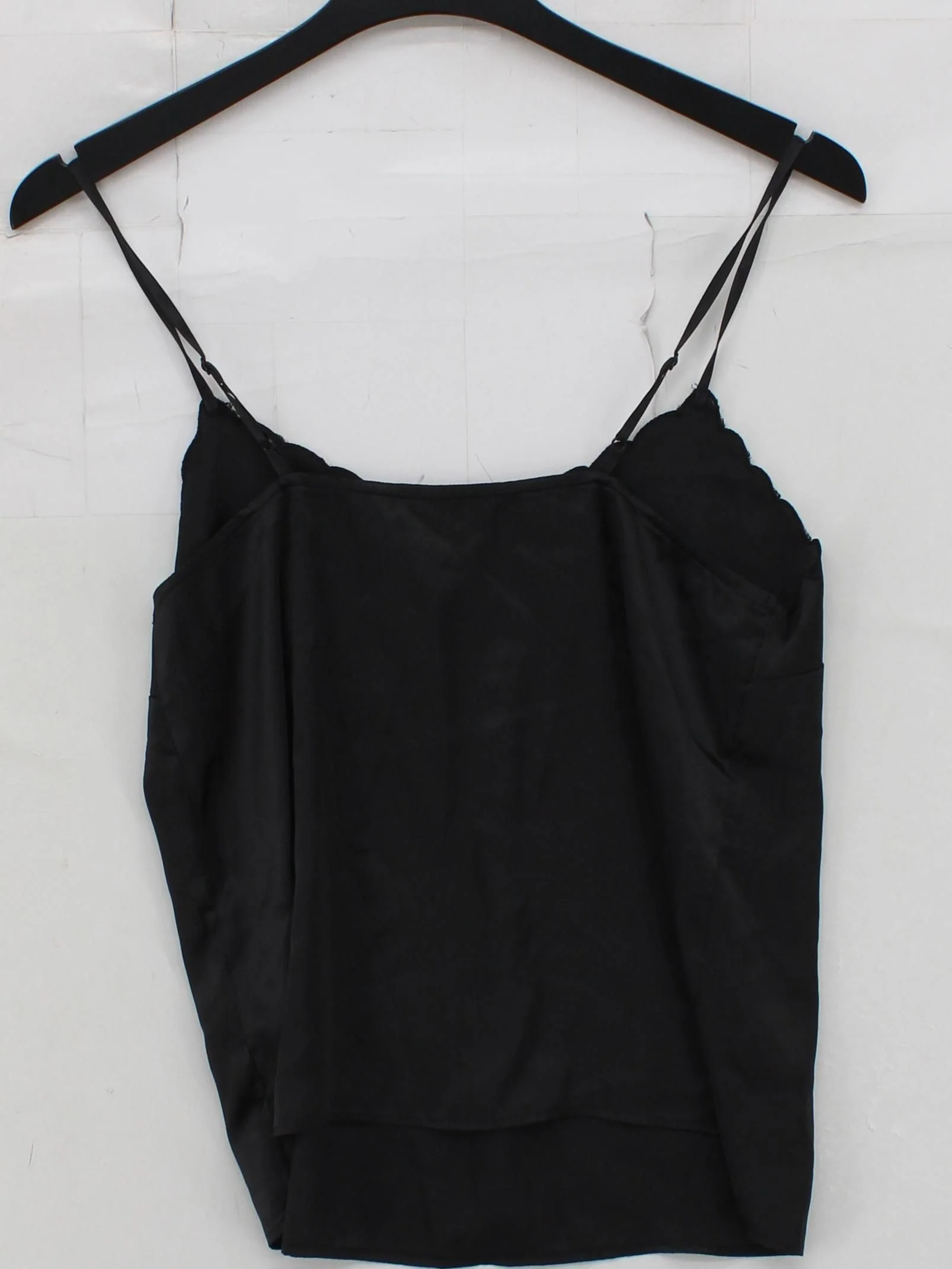 Topshop Women's Top S Black 100% Polyester Sleeveless Round Neck Basic - Image 2