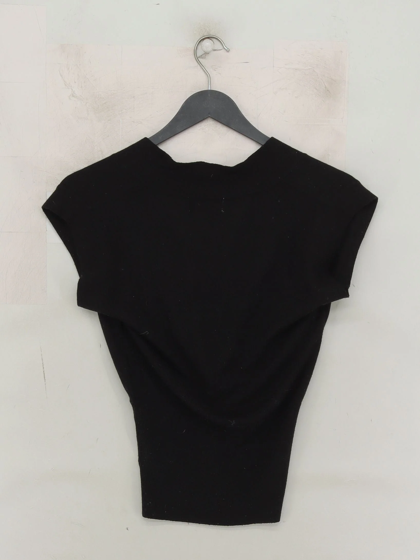 Topshop Women's Top S Black Acrylic with Nylon, Elastane Basic - Image 2