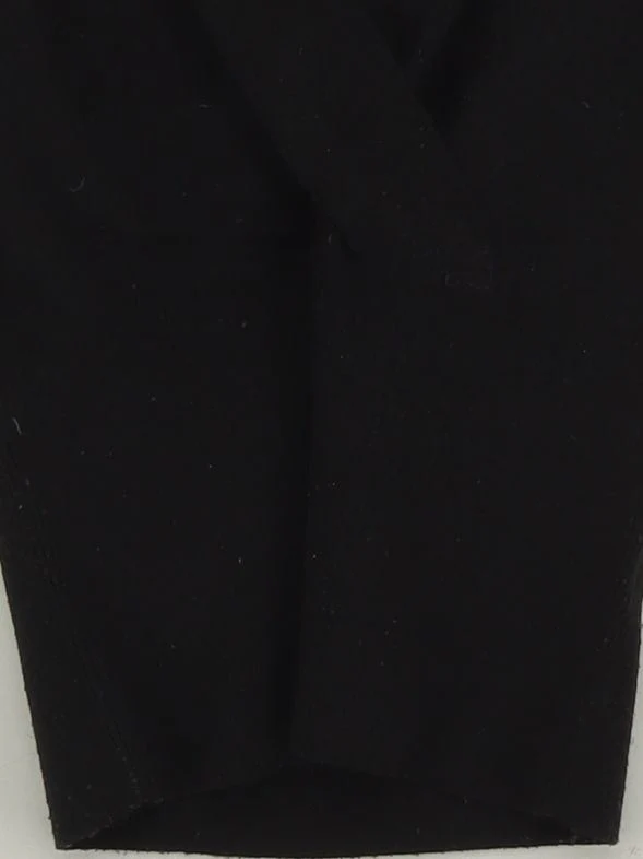 Topshop Women's Top S Black Acrylic with Nylon, Elastane Basic - Image 4