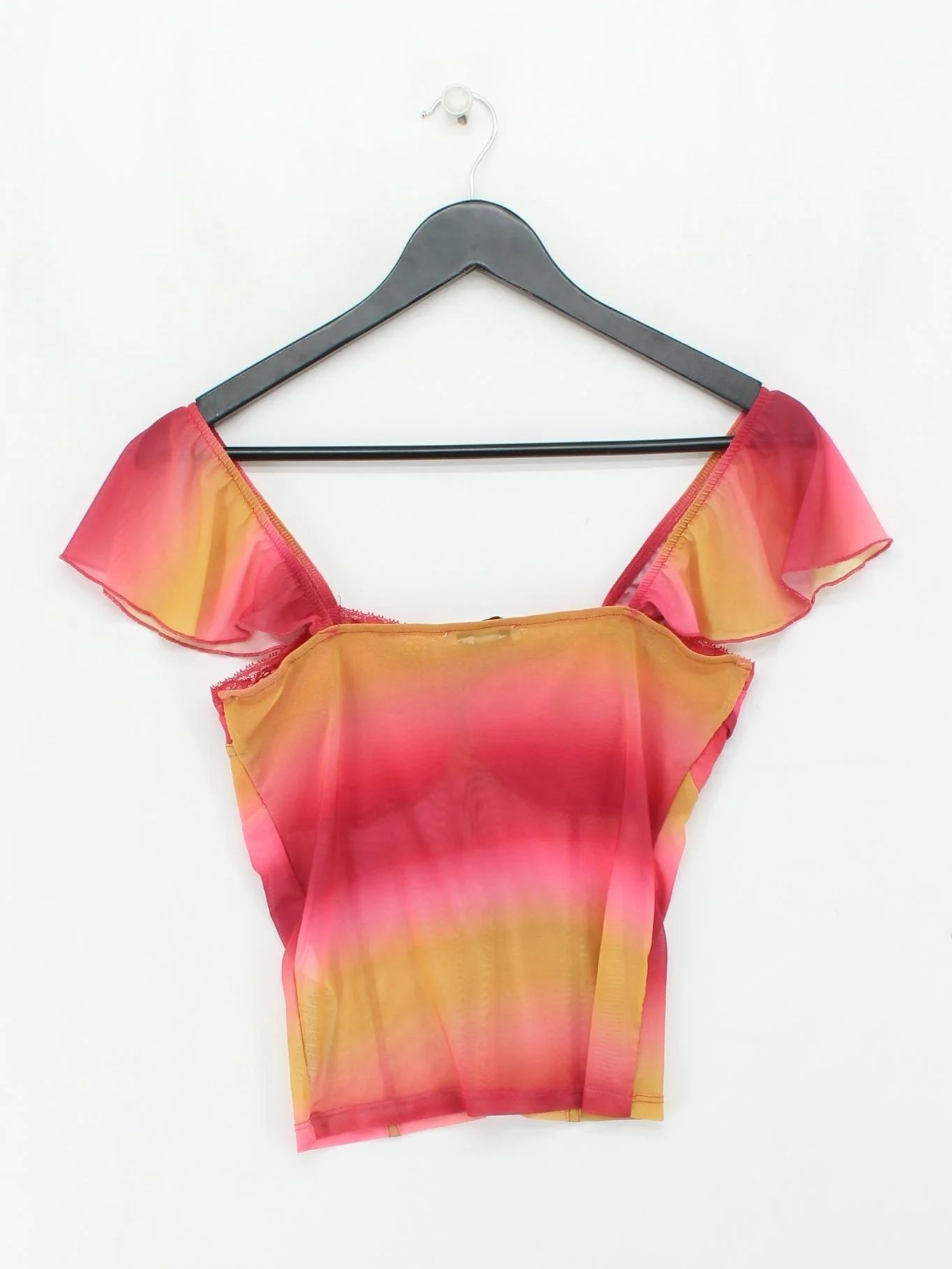 Topshop Women's Top S Multi Polyester with Elastane Basic - Image 2