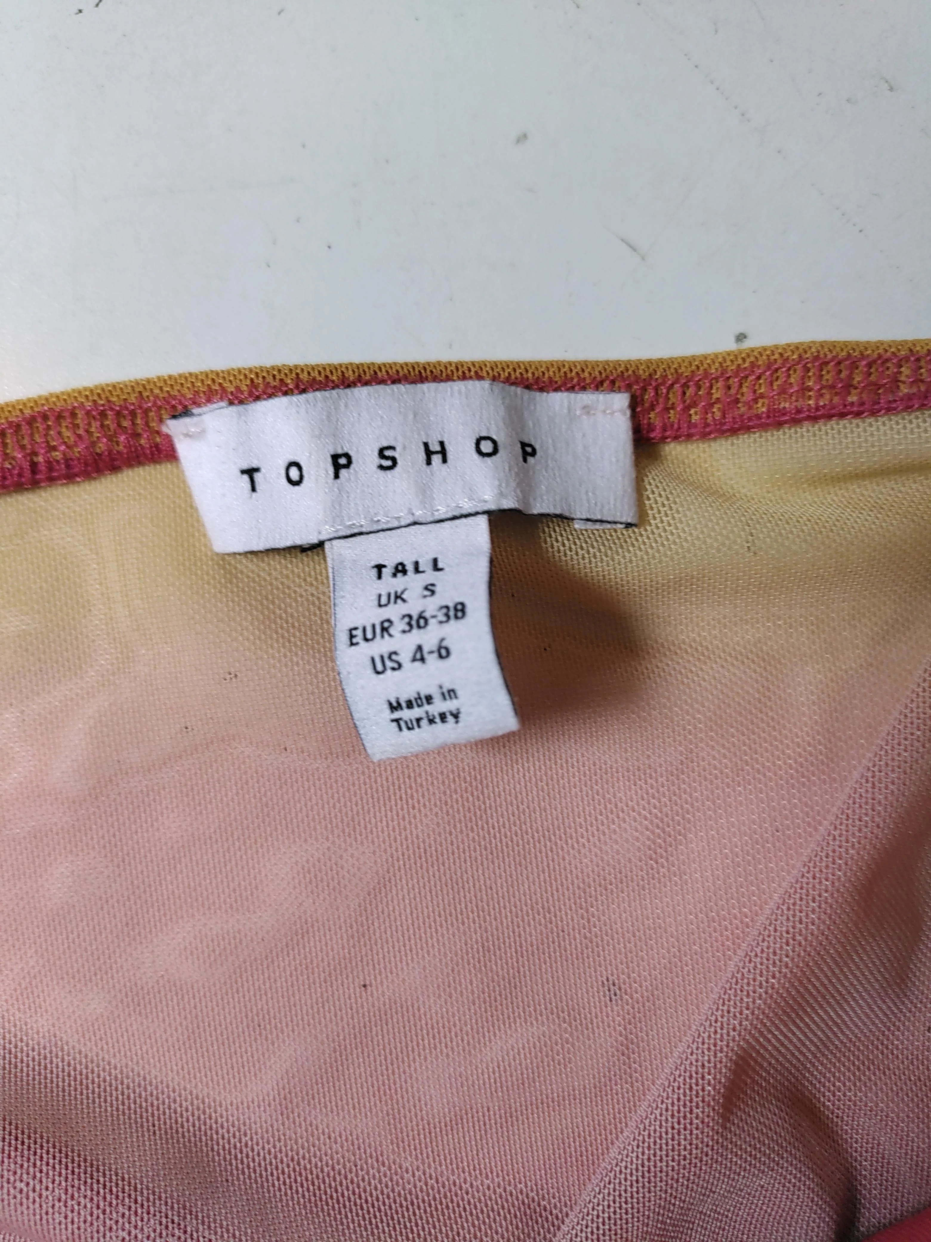 Topshop Women's Top S Multi Polyester with Elastane Basic - Image 5