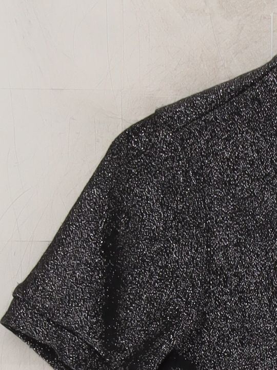 Topshop Women's Top UK 10 Black Viscose with Polyester, Other Cropped - Image 4