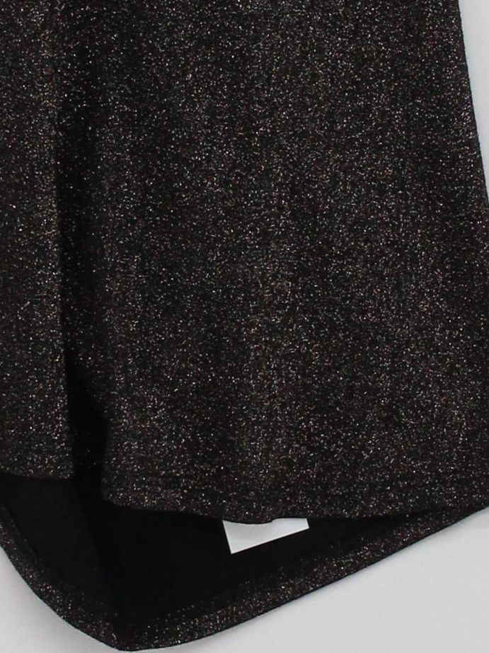 Topshop Women's Top UK 10 Black Viscose with Polyester, Other, Elastane Basic - Image 4