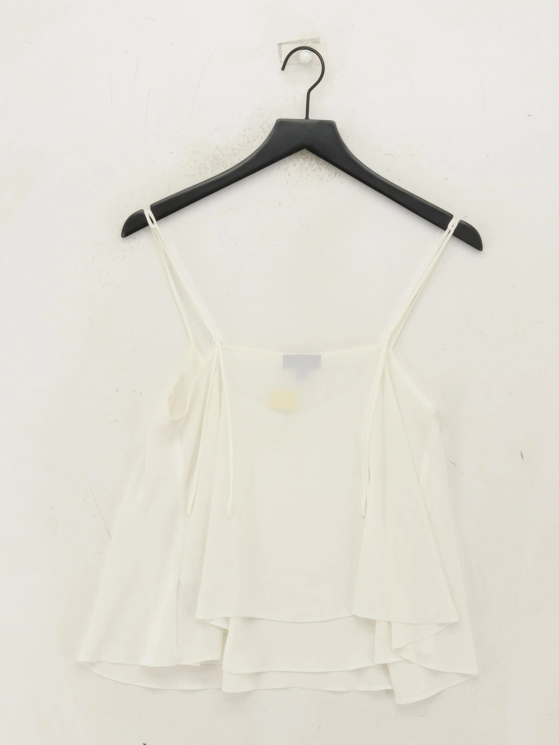 Topshop Women's Top UK 10 Cream 100% Polyester Sleeveless Round Neck Basic - Image 2