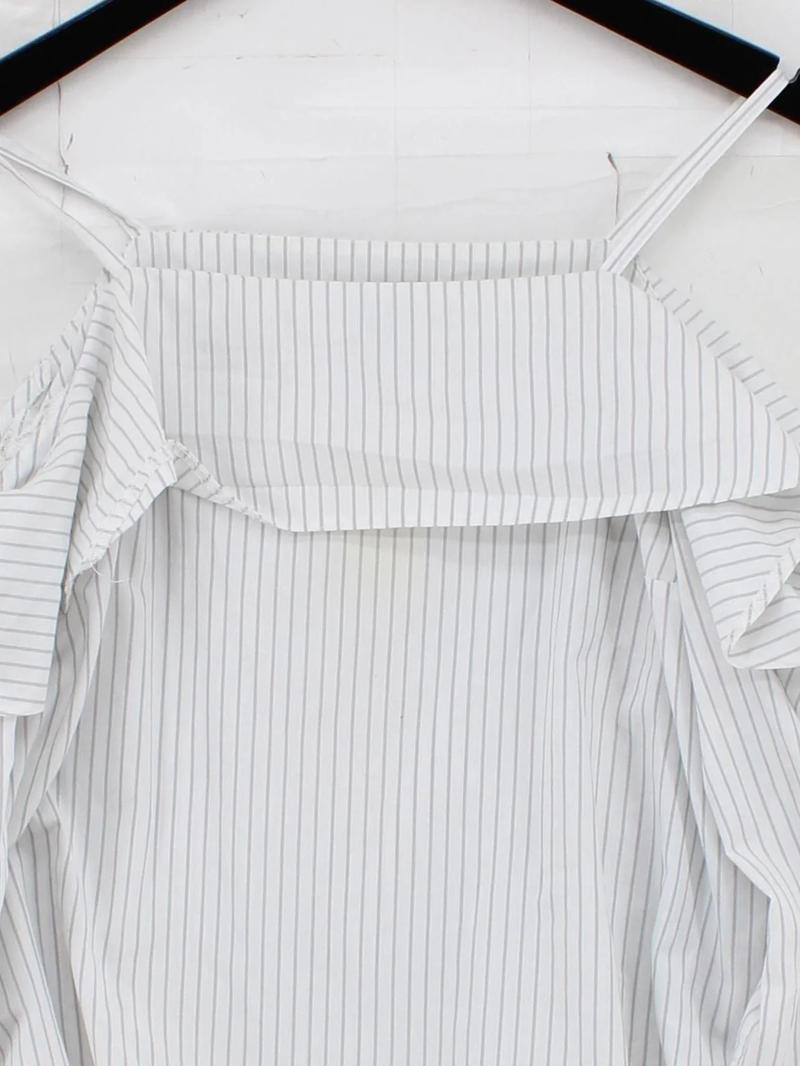 Topshop Women's Top UK 10 White Polyester with Cotton Basic - Image 3